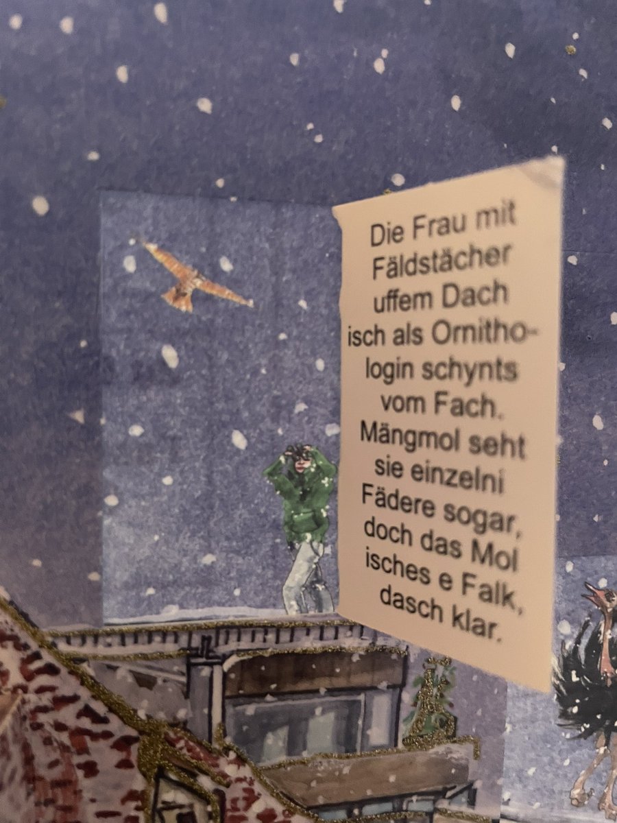 schaefershf's tweet photo. der neue Globus Aufbau ist real von meiner Küche zu sehen - die Nr 16 auf dem Adventskalender ist dort verortet … ein Falke soll vom Dach aus gesichtet sein, das wäre mir neu … eher eine Nilgans 😉 … aber you never know … Götterbote, Adel, Mut und Spiritualität #thisisbasel https://t.co/UWfWjEWilr