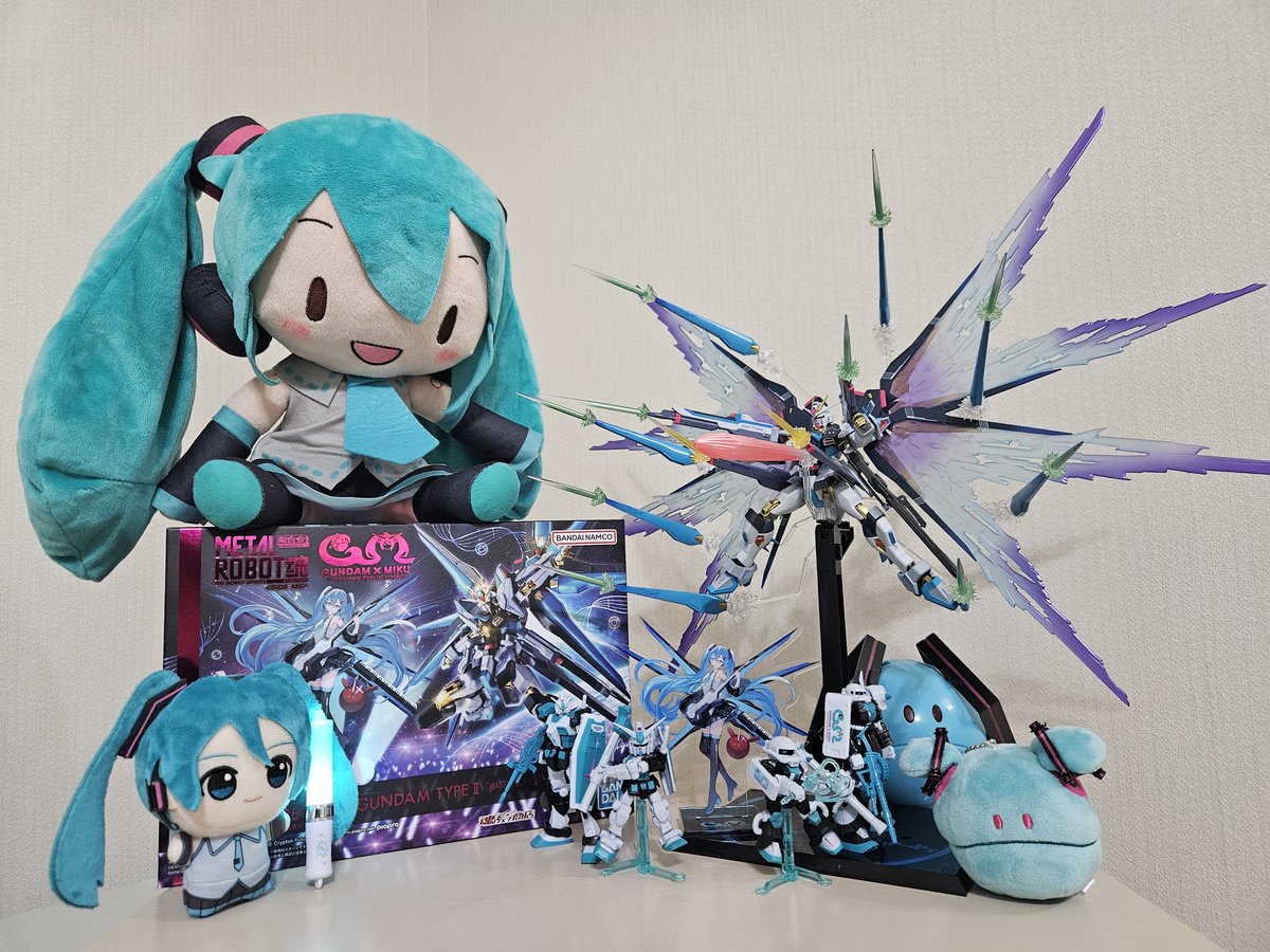 ストライクフリーダム弐式[初音ミクver.]&光の翼&ハイマットフル