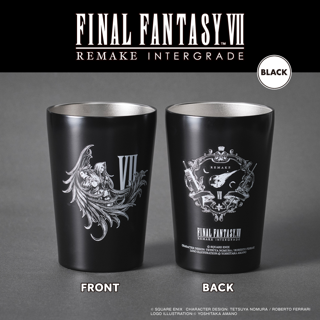 ファイナルファンタジー7 真空断熱タンブラー FINAL FANTASY Ⅶ REMAKE INTERGRADE CUP COFFEE TUMBLER BOOK SILVER