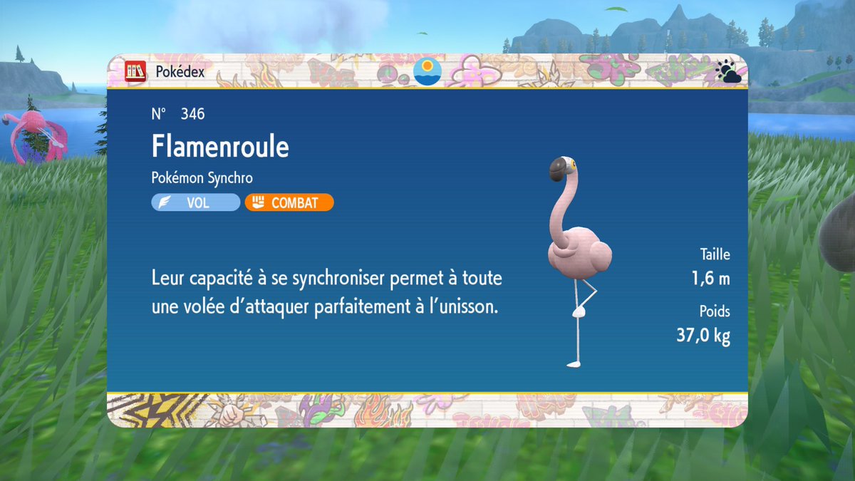 zdak67's tweet image. Well… I was just trying to reach for that saved Goodra 7★ Tera Raid back in #PokemonViolet when I fly over that random #shinypokemon!👀🤩No need, but I’ll take it especially during such a short game session!😳#ShinyCheck #shiny