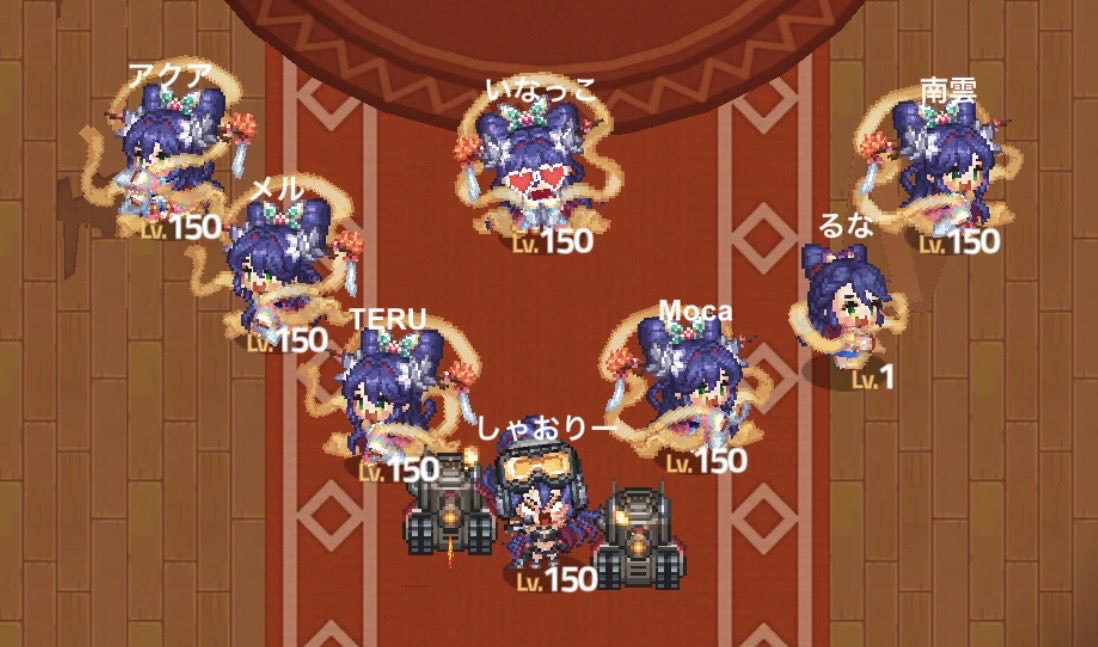 昨日ギルド城でダビンの使い方講習を受けた受講生たち🤭(笑)
で教わって実際にカルメンやってみたけど難しすぎるーーー！！！
上位勢はコレを使いこなしてるのか､､､尊敬しかないぜ🤩