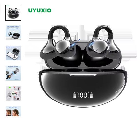shopping_soma's tweet photo. 🎧 61% OFF – Sport-Ready Sound!
 UYUXIO BT 5.4 Clip-On Wireless Earbuds
Buy - https://t.co/IXf8l4j2J9

Stay active. Stay connected. 🏃‍♂️💦

#USATechDeals #WirelessEarbuds #SportsHeadphones 
#OpenEarDesign 
#Bluetooth54 https://t.co/nncfIy0kM5