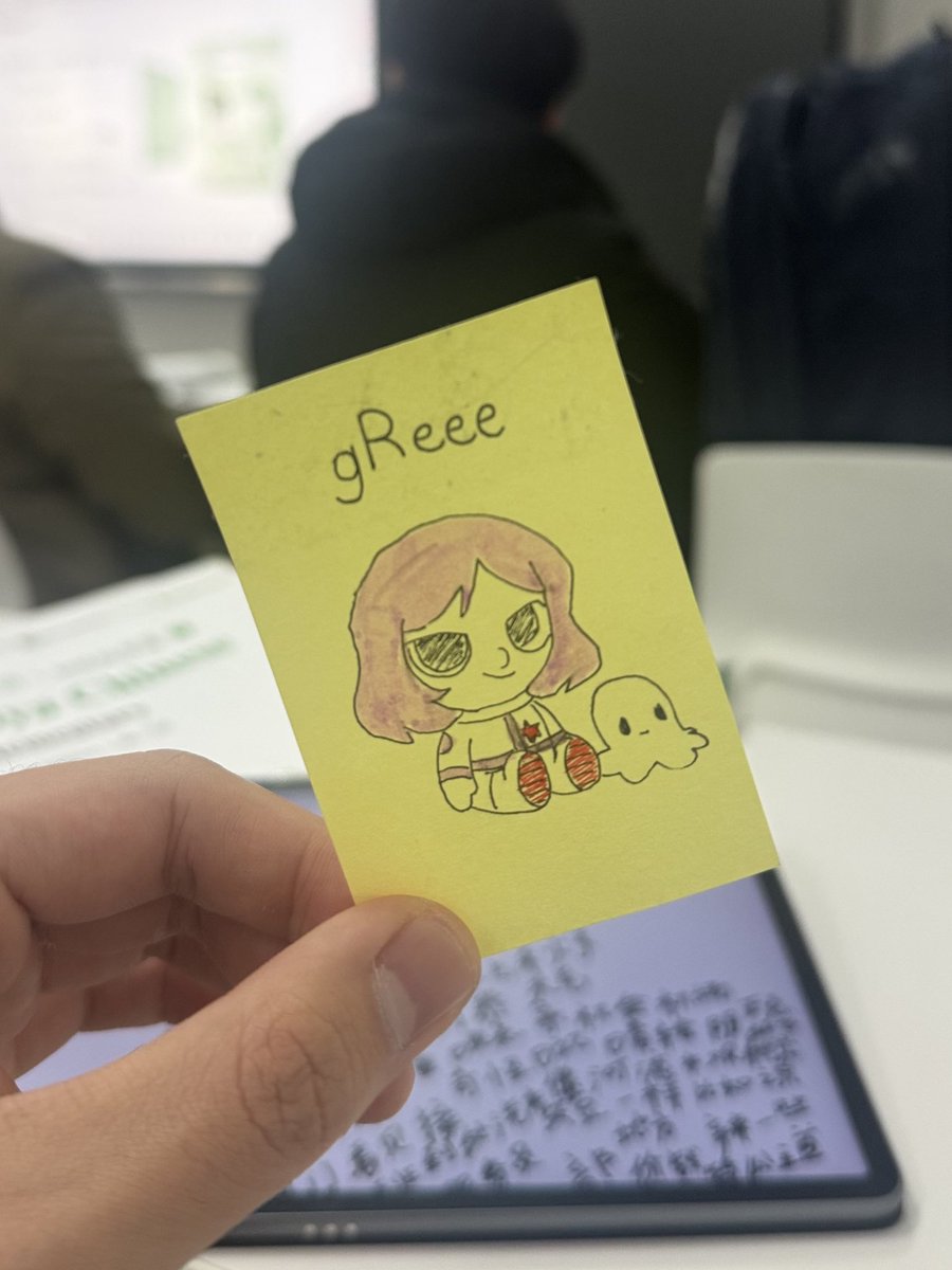 DeiQuant's tweet photo. got a lil bored in class so decided to draw this lil buffy for @re 💜 gree fams !!

inspiration by @stand1ngs https://t.co/lJw7XoUCUJ