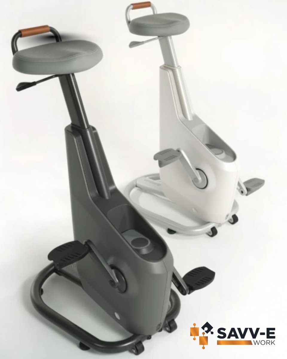 savvework's tweet image. Work. Pedal. Power up your day. 🚴‍♂️ 

The Ampera DeskBike turns your work hours into active hours by letting you cycle while you work.

📍Explore the Ampera DeskBike 👉 savv-e.co.uk/products/lifes…

#savvework #healthyworkplace #activeoffice #ergonomicfurniture #worksmarter