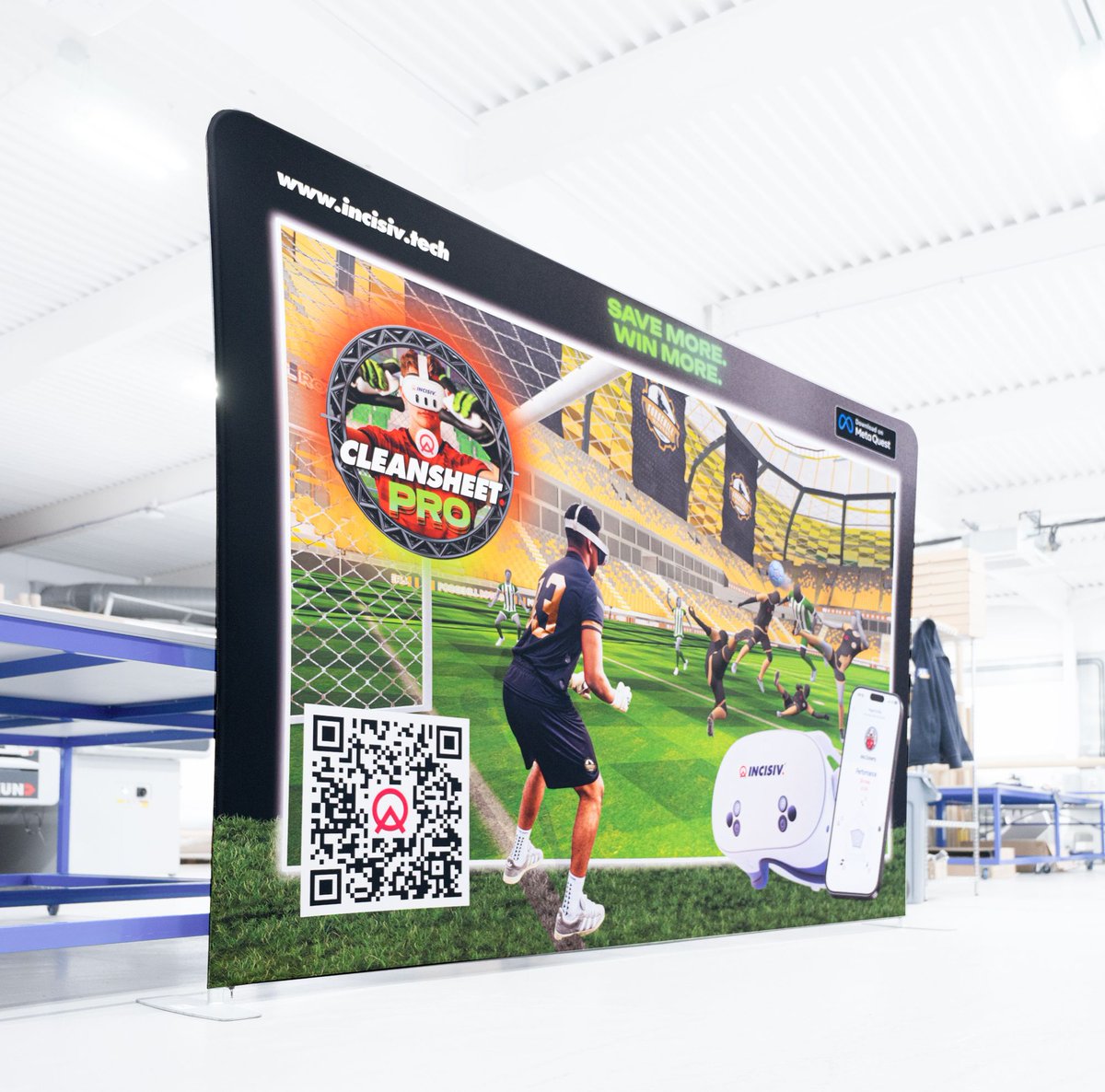 The image really stood out to us on this 3m x 2m FABRIWALL® Fabric Display for Incisiv Tech. The use of text, logos &amp; product definitely contributes in a positive way.

3m x 2m FABRIWALL® Fabric Display buff.ly/8yogWiU
Fabric Displays buff.ly/nBhcsW2

#fabric