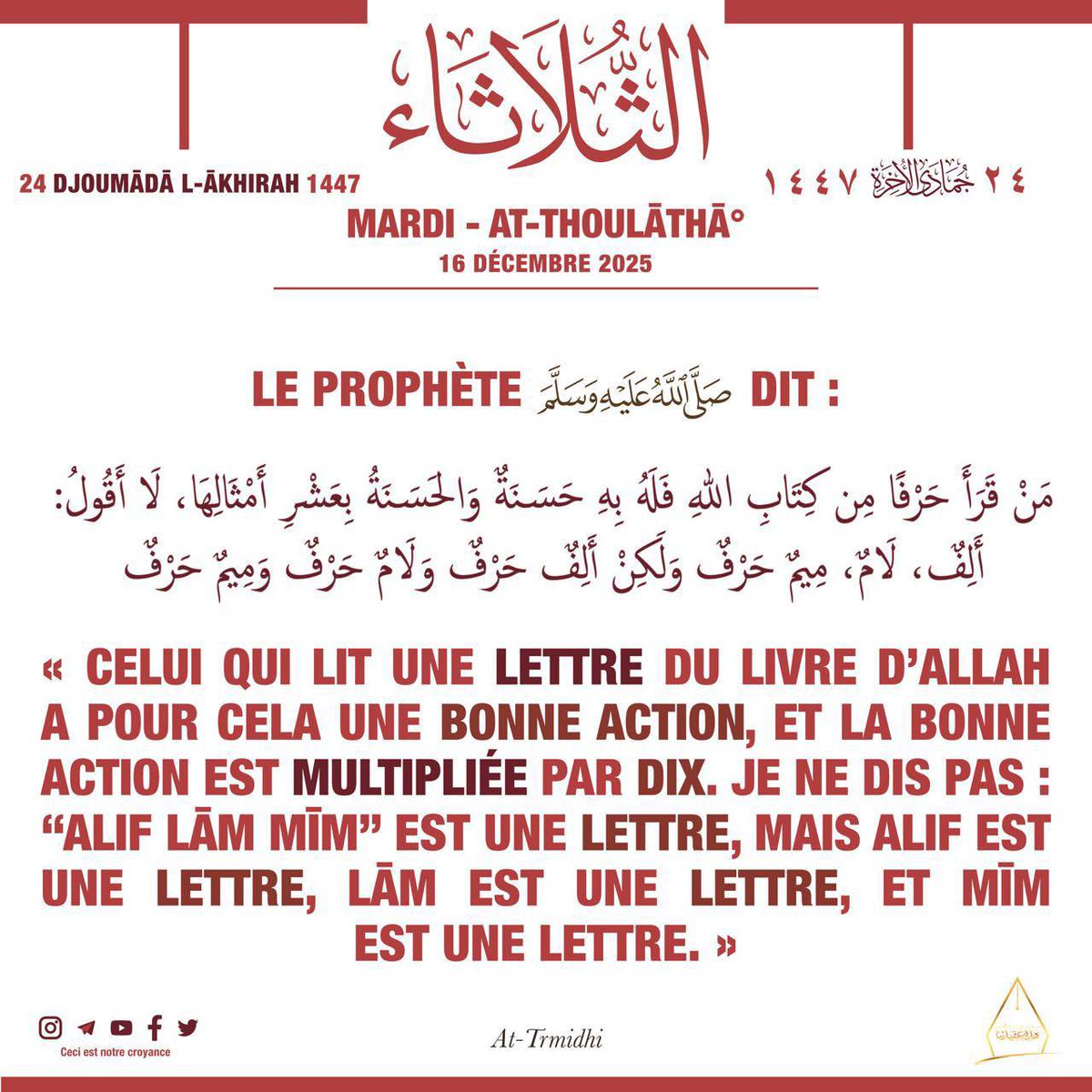 NotreCroyance's tweet image. 