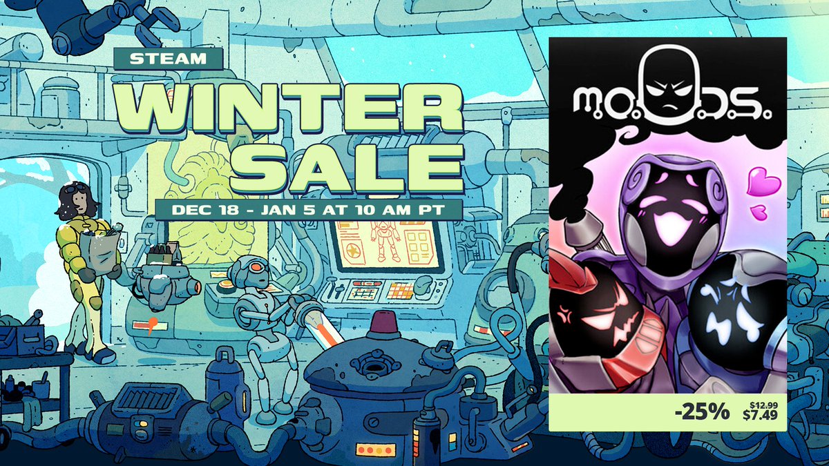 M.O.O.D.S. | Mecha Twinstick Roguelite on Steam tweet media