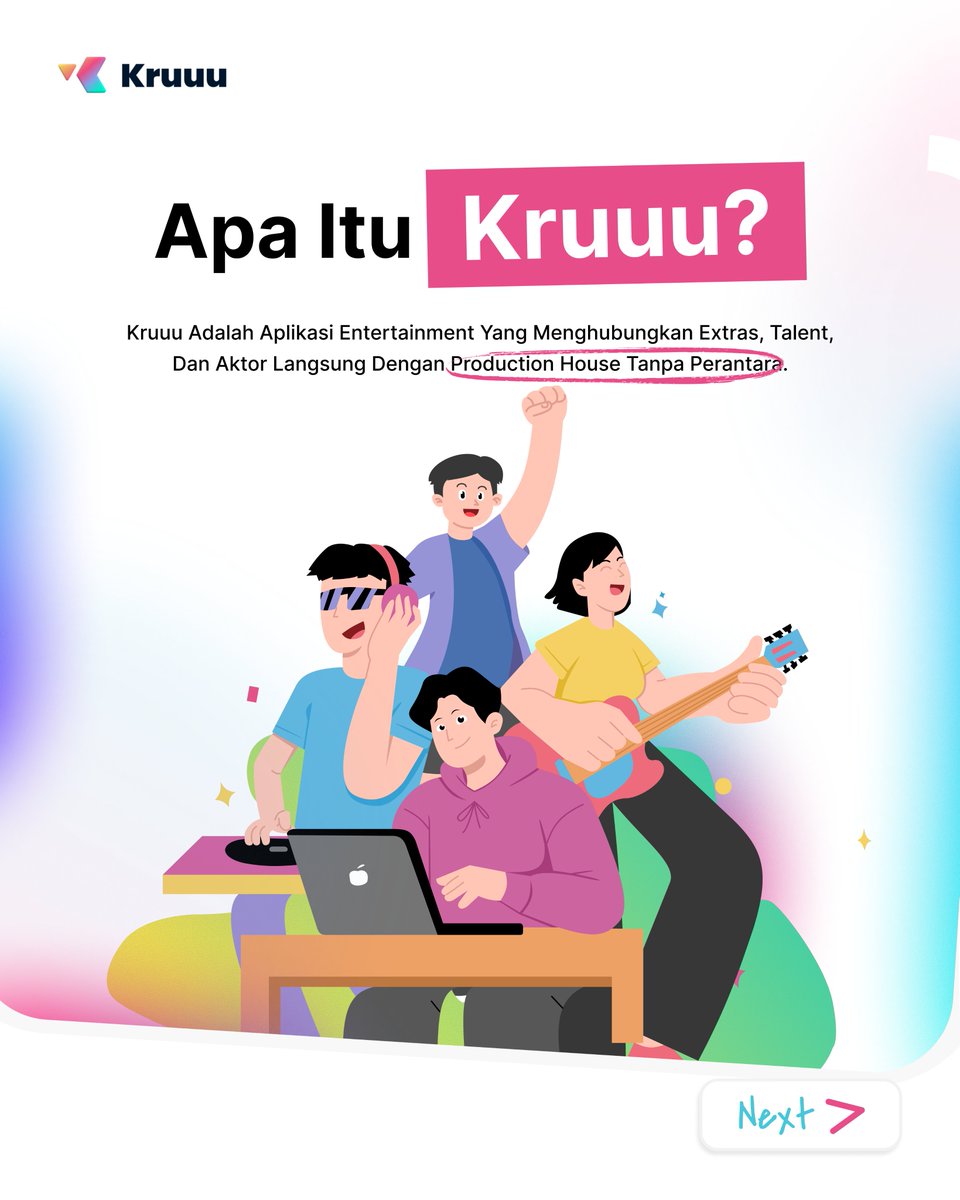 Kruuu_apps's tweet photo. Your big break is closer than you think.

Kickstart your entertainment career with Kruuu. 🔥

📲 Download now on App Store &amp; Google Play!

#StartYourJourney #KruuuApps #EntertainmentIndustry https://t.co/IYKquyAVx7