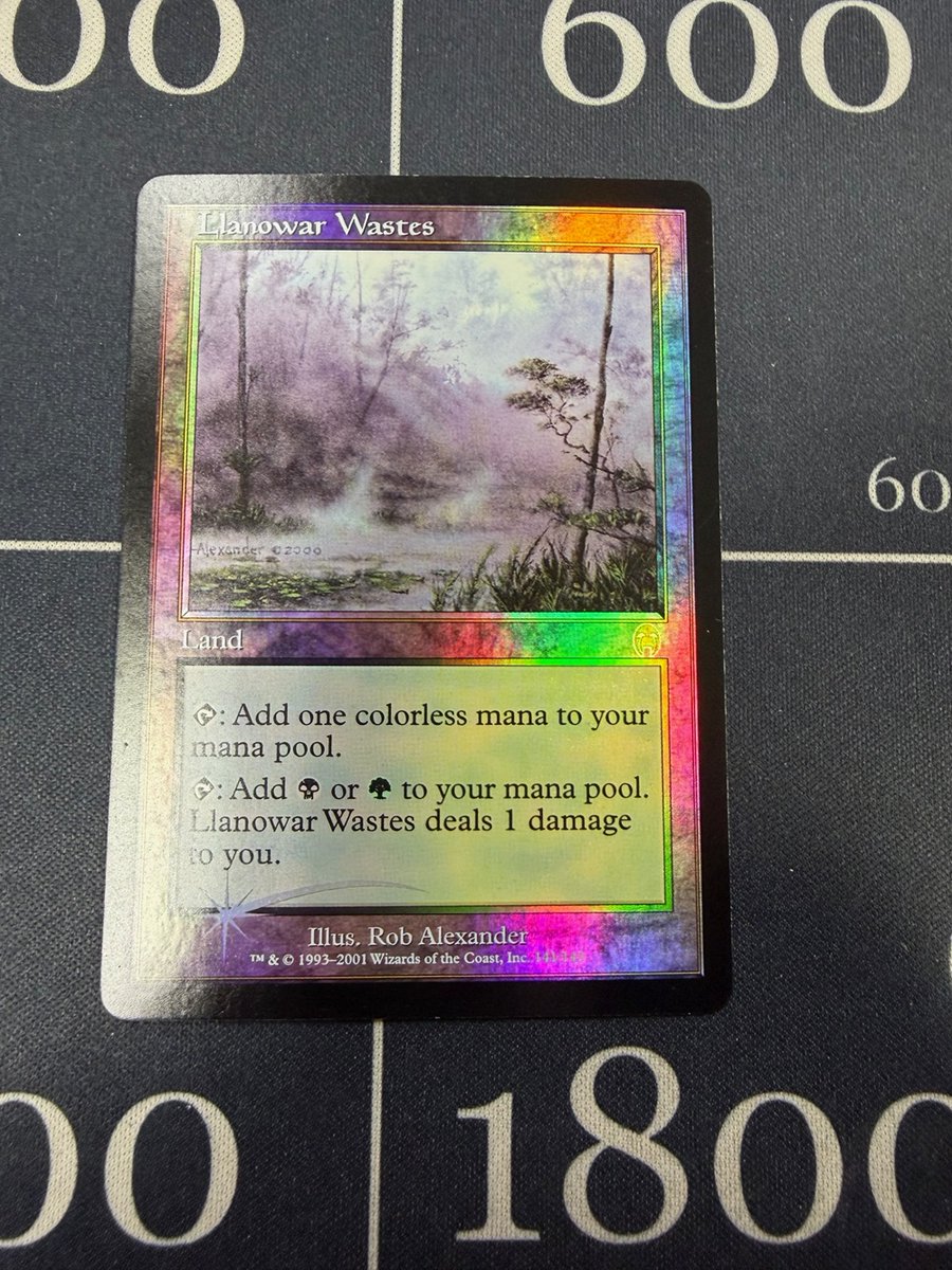 商品紹介】#mtgjp #mtgfoil 【Foil】(APC-RL)Llanowar Wastes