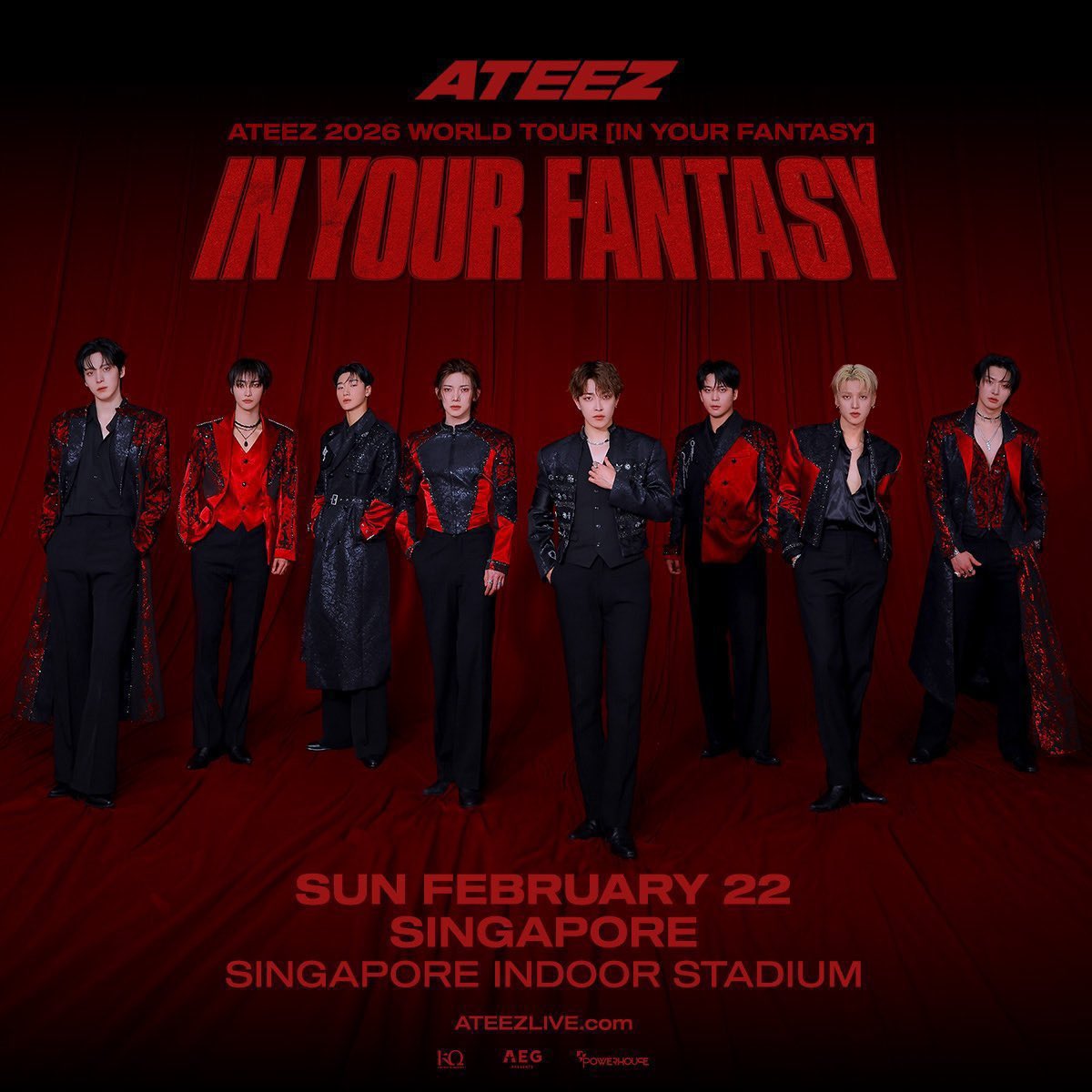 ATEEZ 2025 WORLD TOUR [IN YOUR FANTASY] in Singapore🇸🇬#アチズ