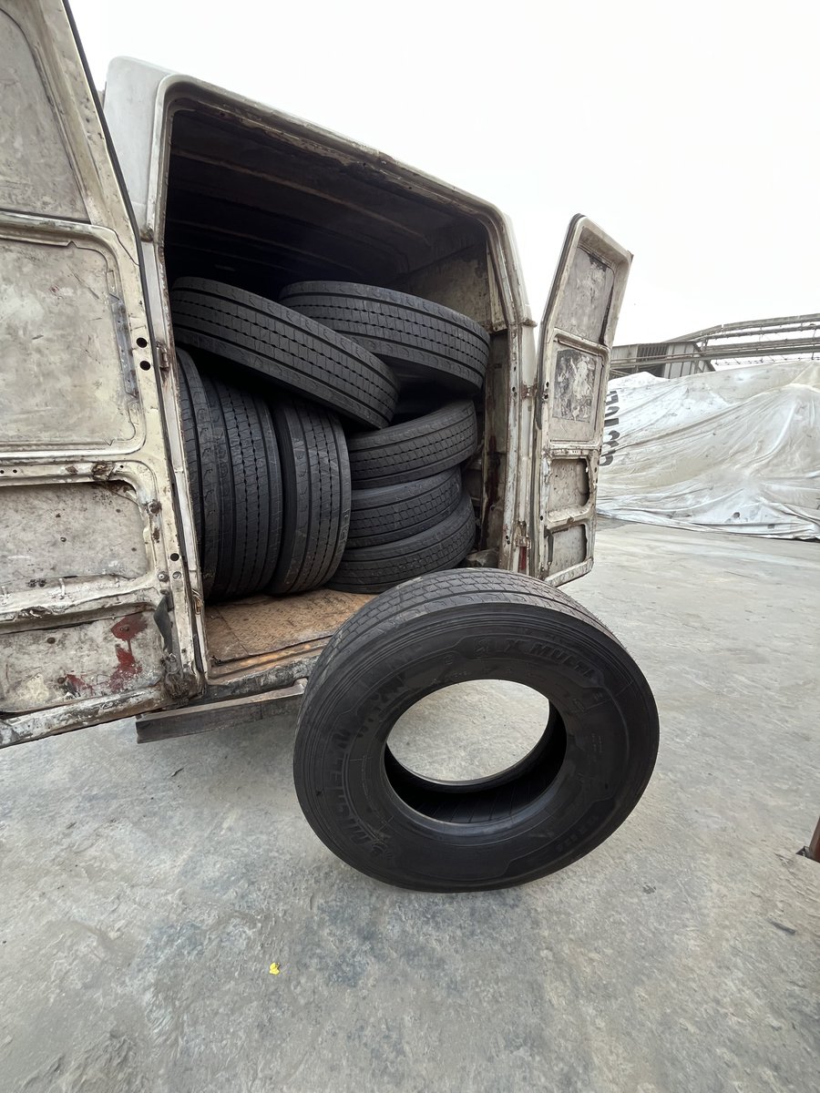 Gabiscongabs's tweet photo. New batch of Michelin Tyres successfully delivered.
#GGNL https://t.co/nvfV0zYf1i