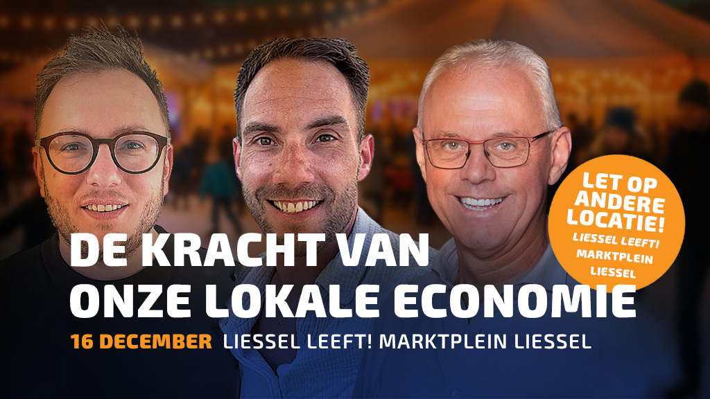 𝗢𝗻𝗱𝗲𝗿𝗻𝗲𝗺𝗲𝗿𝘀𝗰𝗮𝗳𝗲 𝗗𝗲𝘂𝗿𝗻𝗲 𝗯𝗶𝗷 𝗟𝗶𝗲𝘀𝘀𝗲𝗹 𝗟𝗲𝗲𝗳𝘁! 
Op di 16 dec praten Rick &amp; Niels met drie inspirerende gasten: Hans Vervoordeldonk (HVL Metaal), Frank Swinkels (Eraspo),  Frank Vogels (Truckshow Liessel) 

#OndernemerscaféDeurne #Deurne #Liessel