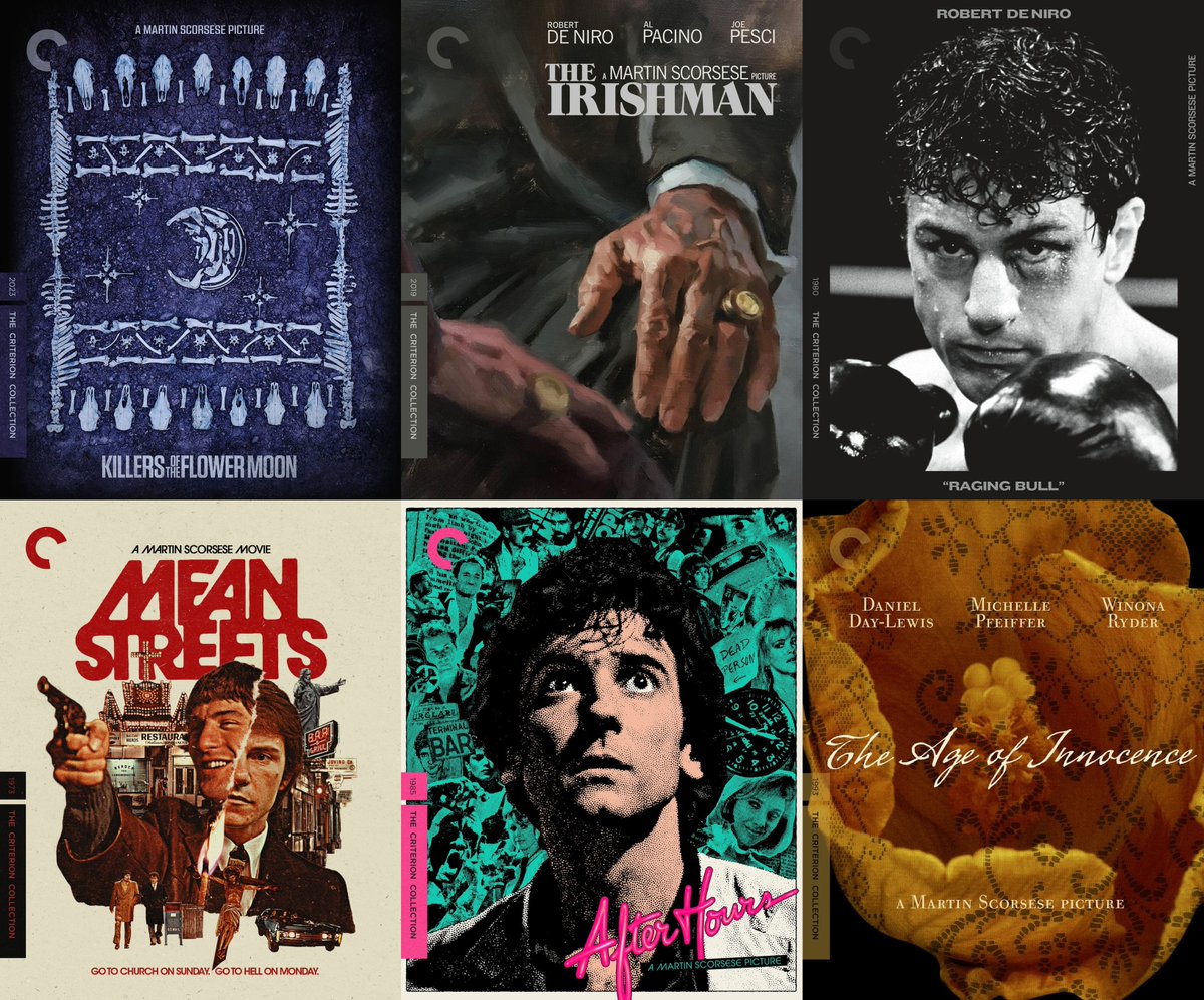 the criterion covers for martin scorsese's pictures
