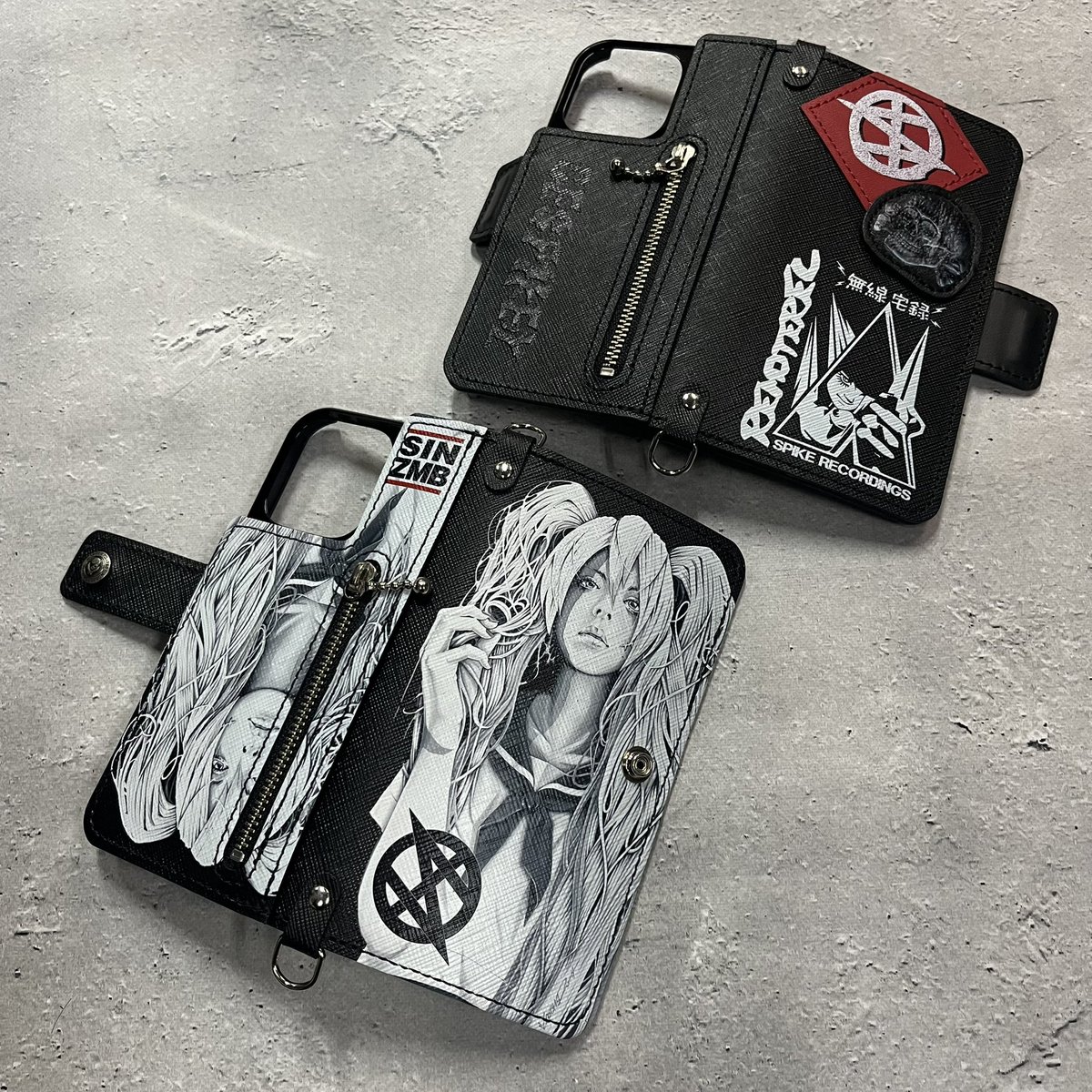 HISASHIさん（GLAY）コラボレーションアイテムの手帳型iPhoneレザー