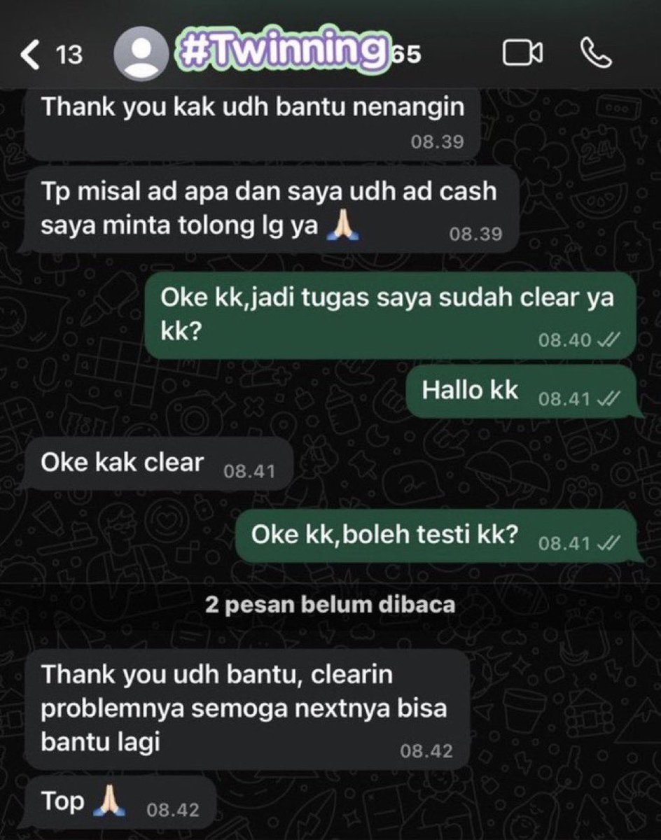 Done lagi 1 misi #revengeporn ,semoga kedepan nya tidak terjadi lagi ya,untuk para korban yg sudah terlanjur kena bisa hubungi saya ya😇
#zonauang