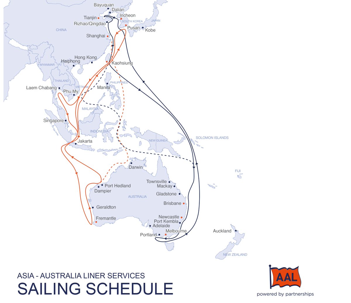 📢 AAL Sailing Schedule – Asia to Australia (East &amp; West Coast) Liner Services
 🗓️ Updated: 16 December 2025
🔗 View the full schedule: aalshipping.com/wp-content/upl…
📬 Subscribe for updates: web.aalshipping.com/cn/awaw4/aalon…
🌐 Visit our website: aalshipping.com
