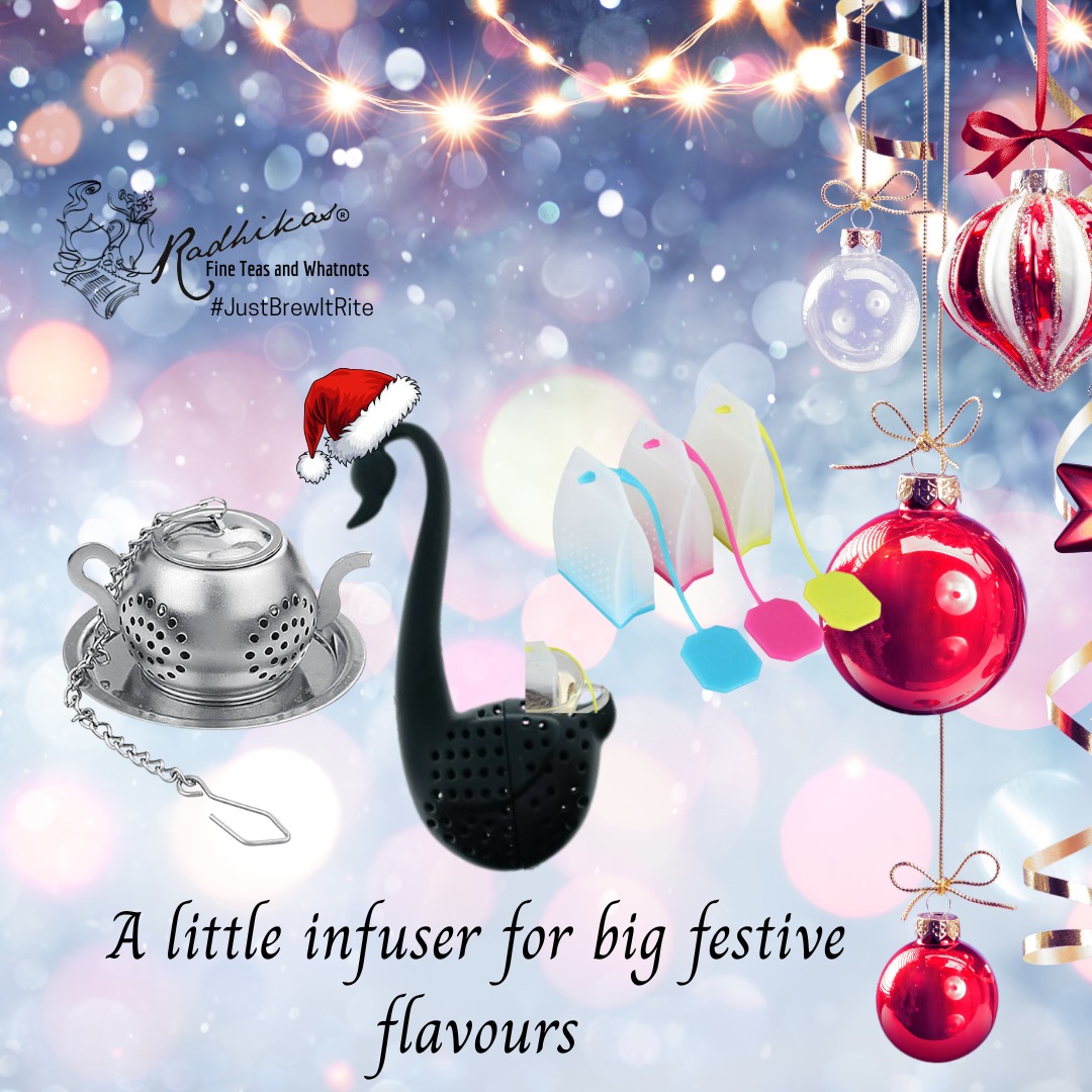 RadhikasTeas's tweet image. A little infuser for big festive flavours 

radhikasfineteas.com/products/silic…

#infuser #strainer #offers #discount #RadhikasFineTeas