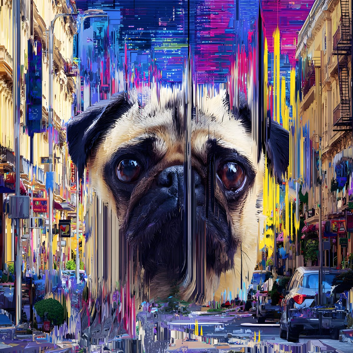 Habibi the Pug 🐾🐾 tweet media