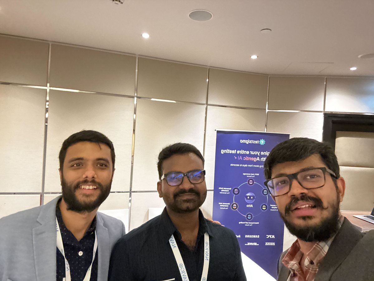 testsigmainc's tweet image. Navigo Dubai was a great experience!
AI-driven testing, automation strategy, and real-world QA challenges dominated the conversations, and the energy was unmatched. Grateful to everyone who shared insights and made this event impactful. Until next time, Dubai! 🇦🇪

#NavigoDubai