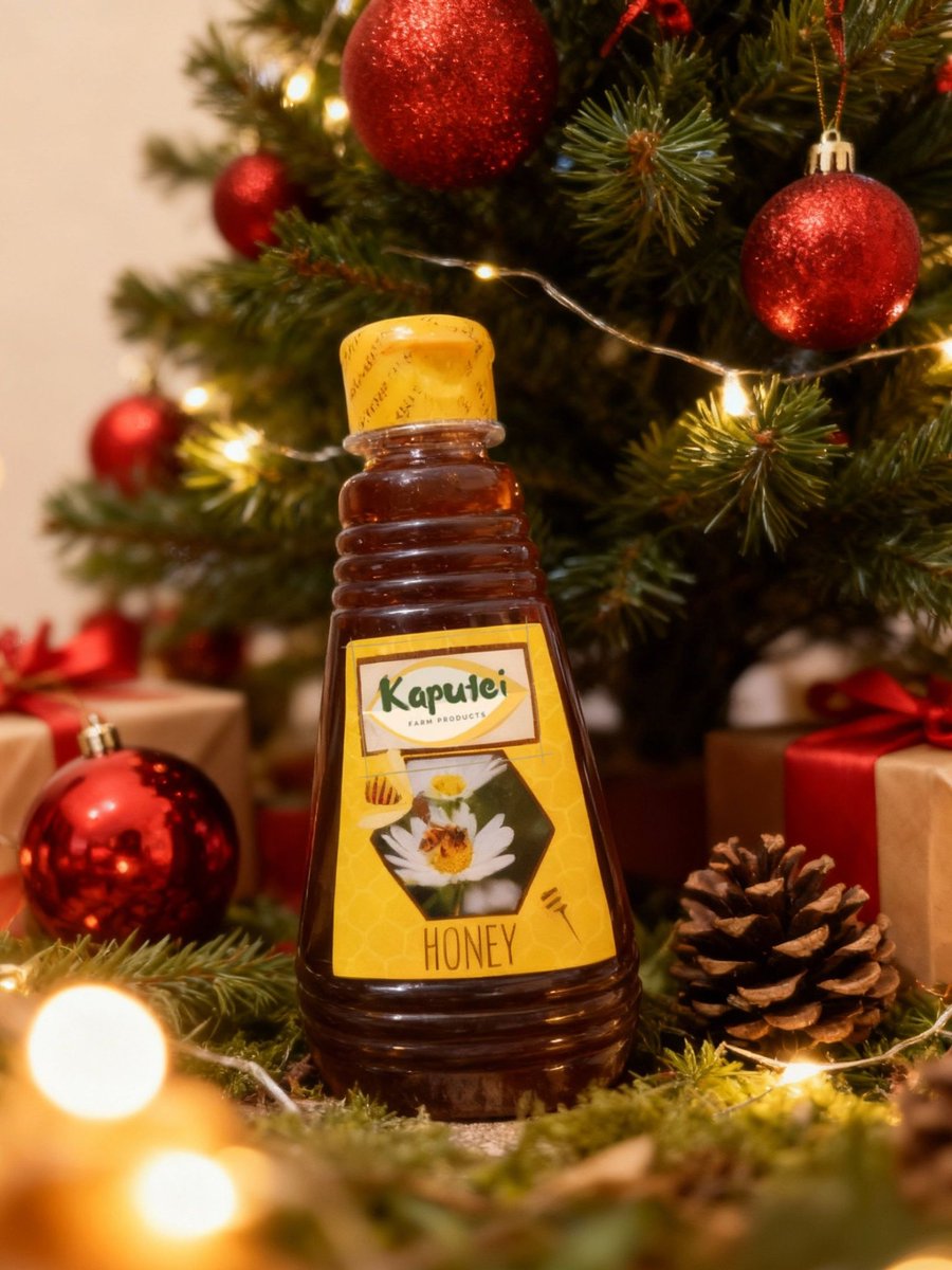 kaputeifarm's tweet image. Golden💛, pure, and perfectly festive🎅 🎄
🍯 Kaputei Honey is  wrapped in Christmas magic and waiting to sweeten your family meals this season.
 Make every moment naturally sweet with Kaputei Honey.😋👌

🛍Get yours in the link in bio 

 #Naturallysweet #Honey #FestiveFlavor