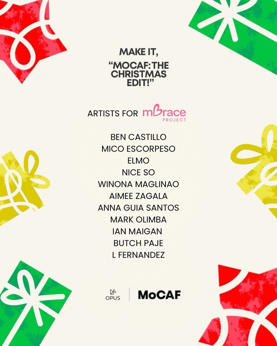 MbraceProject's tweet photo. Thank You, Artists for Mbrace Project! 💖

A profound thank you to the incredible artists who contributed their talent to our exhibit at Make It, MoCAF: THE CHRISTMAS EDIT! https://t.co/1CbgwtrO89