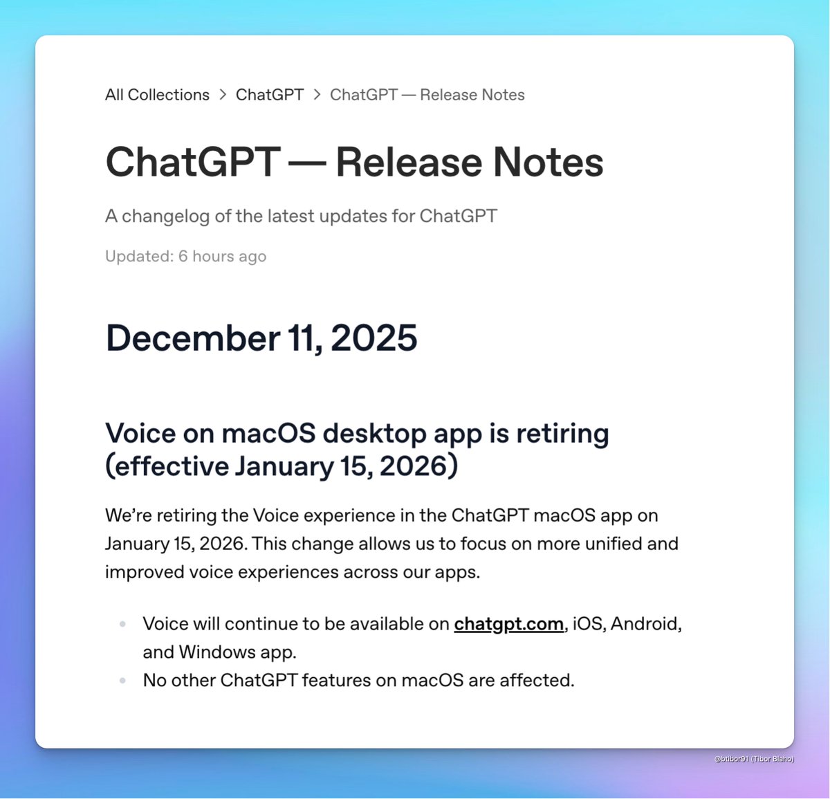 macos voice deprecation
