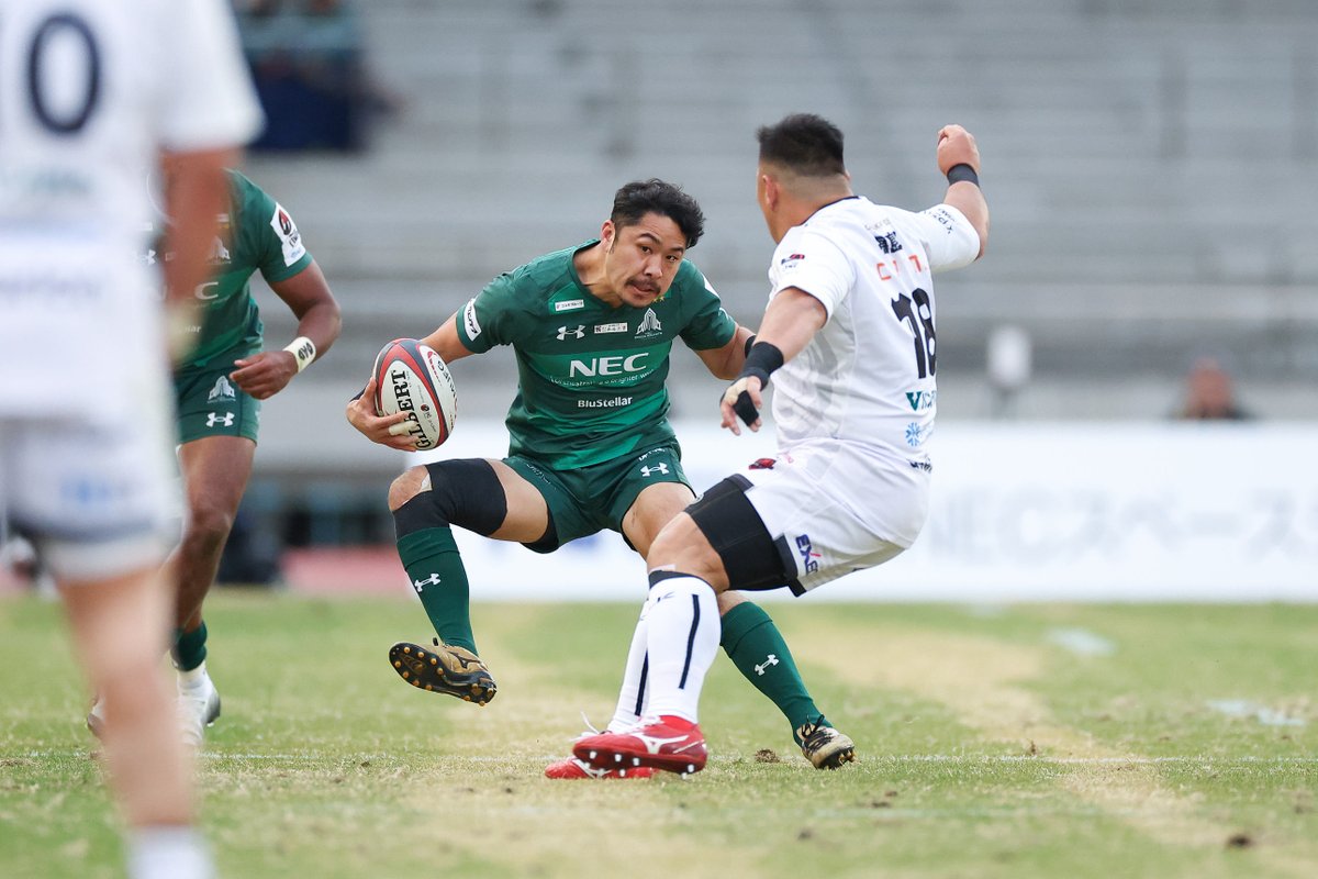 感謝と解放の3トライ。後藤輝也［NECグリーンロケッツ東葛］（田村一博）

justrugby.jp/check-it-out/2…

<a href="/nec_gr_official/">NECグリーンロケッツ東葛 /NEC GREEN ROCKETS TOKATSU</a> <a href="/jreastrugby/">JR東日本レールウェイズ</a> <a href="/LeagueOne_JP/">JAPAN RUGBY LEAGUE ONE｜リーグワン🏉</a>
#後藤輝也 #NECグリーンロケッツ東葛 #JR東日本 #リーグワン #ジャスラグ #JustRUGBY