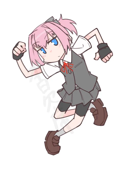 #今年一番伸びた絵ではないが個人的に気に入っている絵を貼る アクスタ用ダンシングぬいぬい₍₍(ง˘ω˘)ว⁾⁾