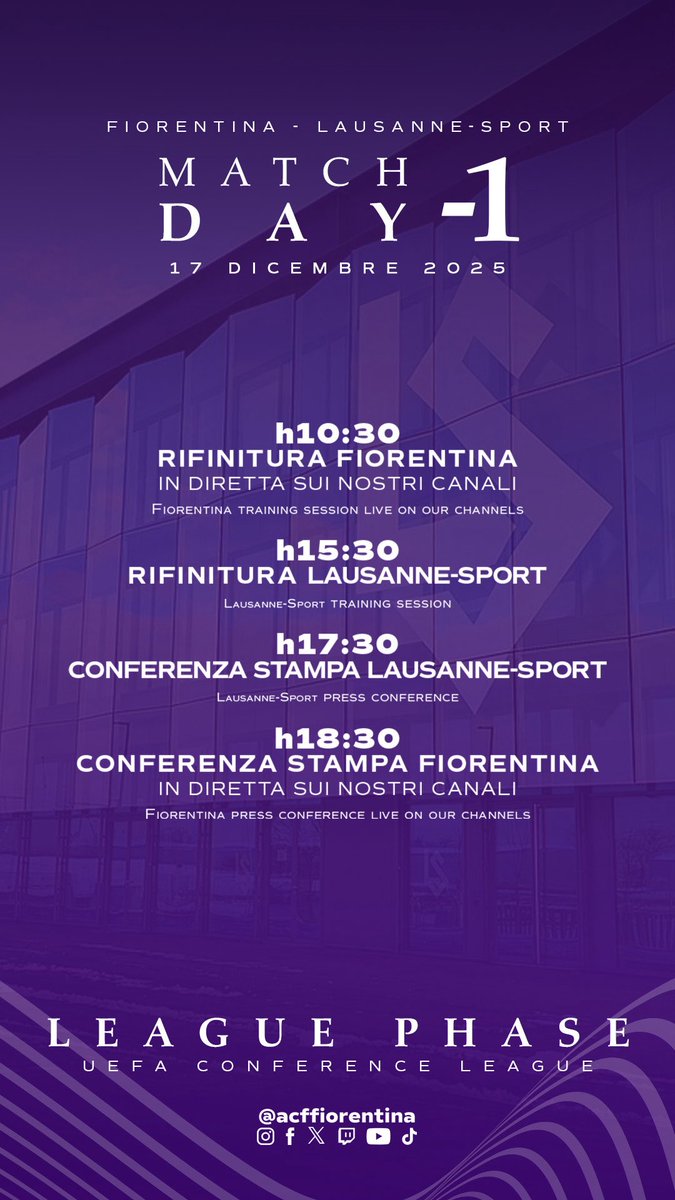 ACF Fiorentina tweet media