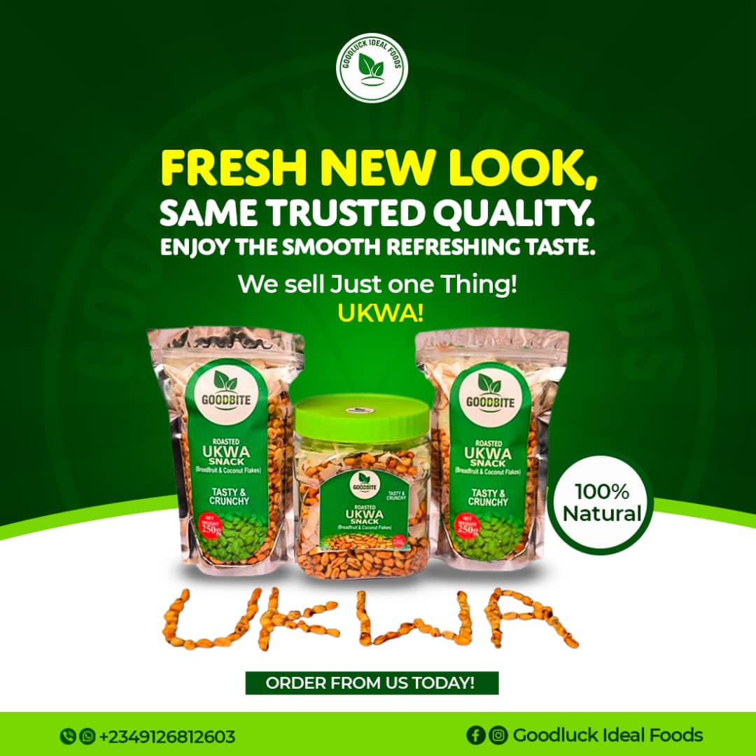 GEriobu's tweet photo. FRESH NEW LOOK, SAME TRUSTED QUALITY.

ENJOY THE SMOOTH REFRESHING TASTE.

WE SELL JUST ONE THING! UKWA!

A product of GOODLUCK IDEAL FOODS LIMITED. https://t.co/zWebJhBPql