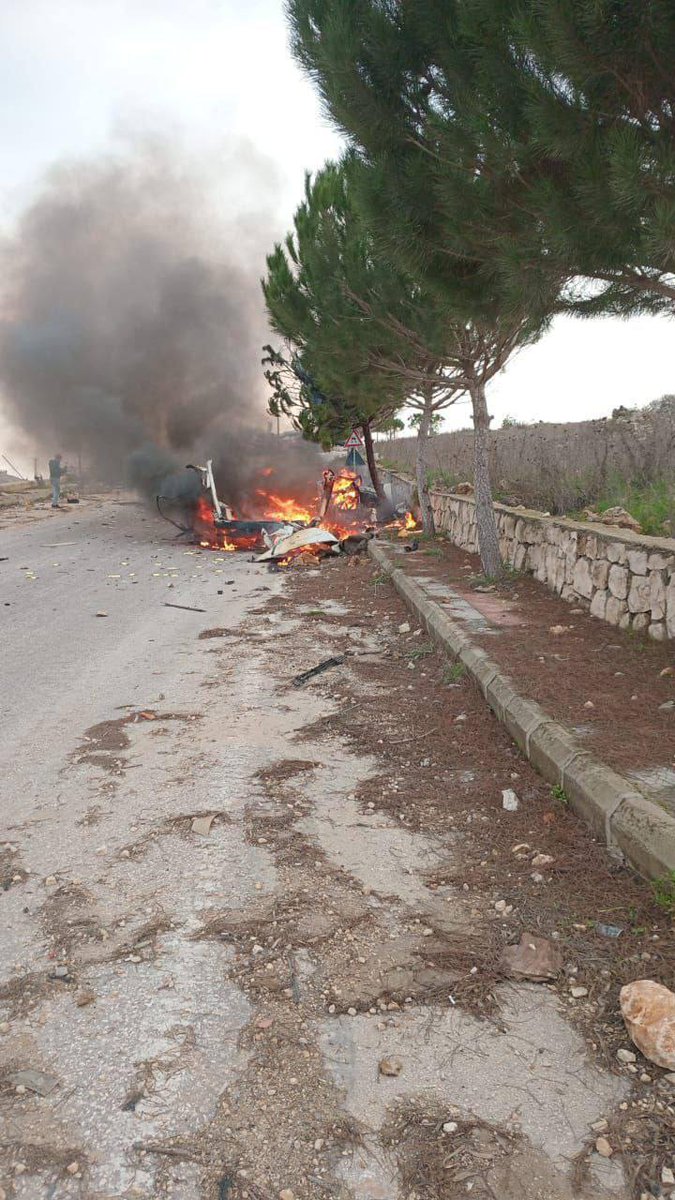 IDF Spokesperson:

The IDF recently attacked a terrorist from the Hezbollah terrorist organization in the A-Tayyiba area in southern Lebanon.