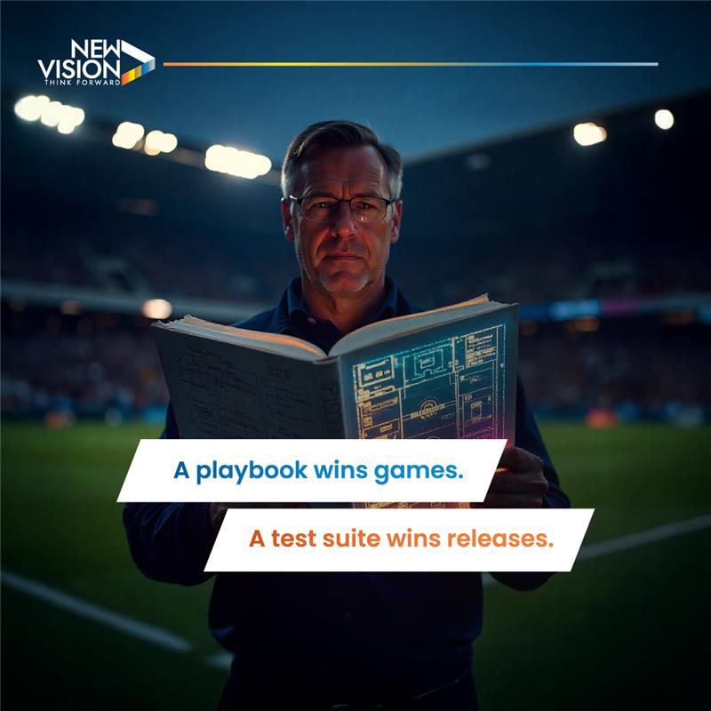 A playbook wins games. A test suite wins releases.
 
One sports-tech client reduced execution time from 19 days to 45 minutes per person using our Automation-as-a-Service.
 
Read the case study: newvision-software.com/success-storie…

#TestAutomation #QualityEngineering #QAExcellence