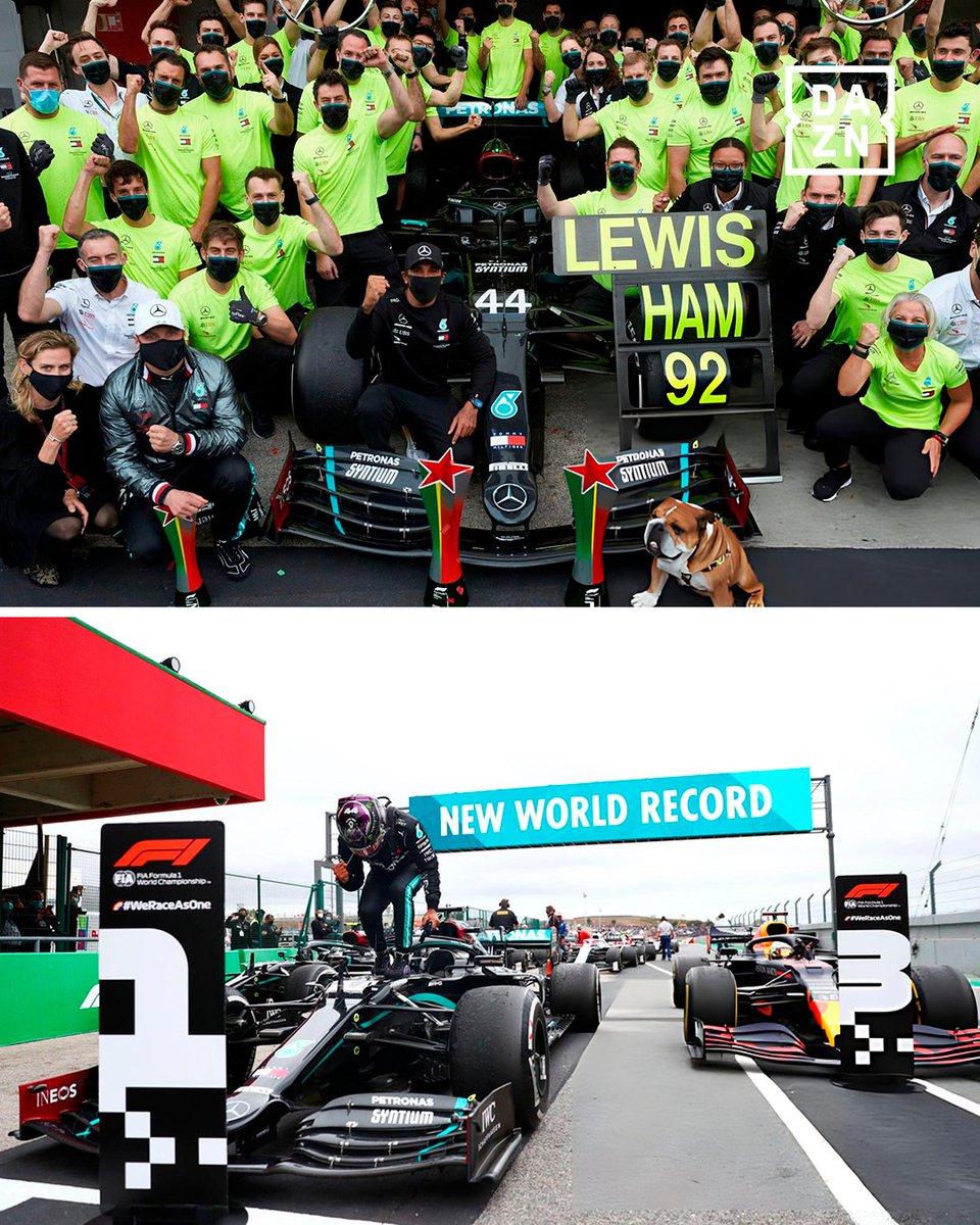 DAZNPortugal's tweet photo. 🇵🇹 Foi em Portimão que Lewis Hamilton bateu o recorde de Michael Schumacher e tornou-se no piloto com mais vitórias na história da F1 🐐

#DAZNF1 https://t.co/9nPT0DvJDK