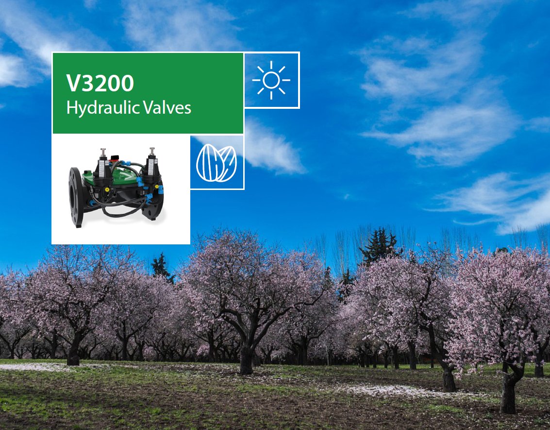 The V3200 valve brings together what the market values most: simplicity, precision, and reliability.

This metal hydraulic diaphragm valve, designed without a spring, is built to perform better, last longer, and adapt to any irrigation system.
Find more > tinyurl.com/mvyzpdx3
