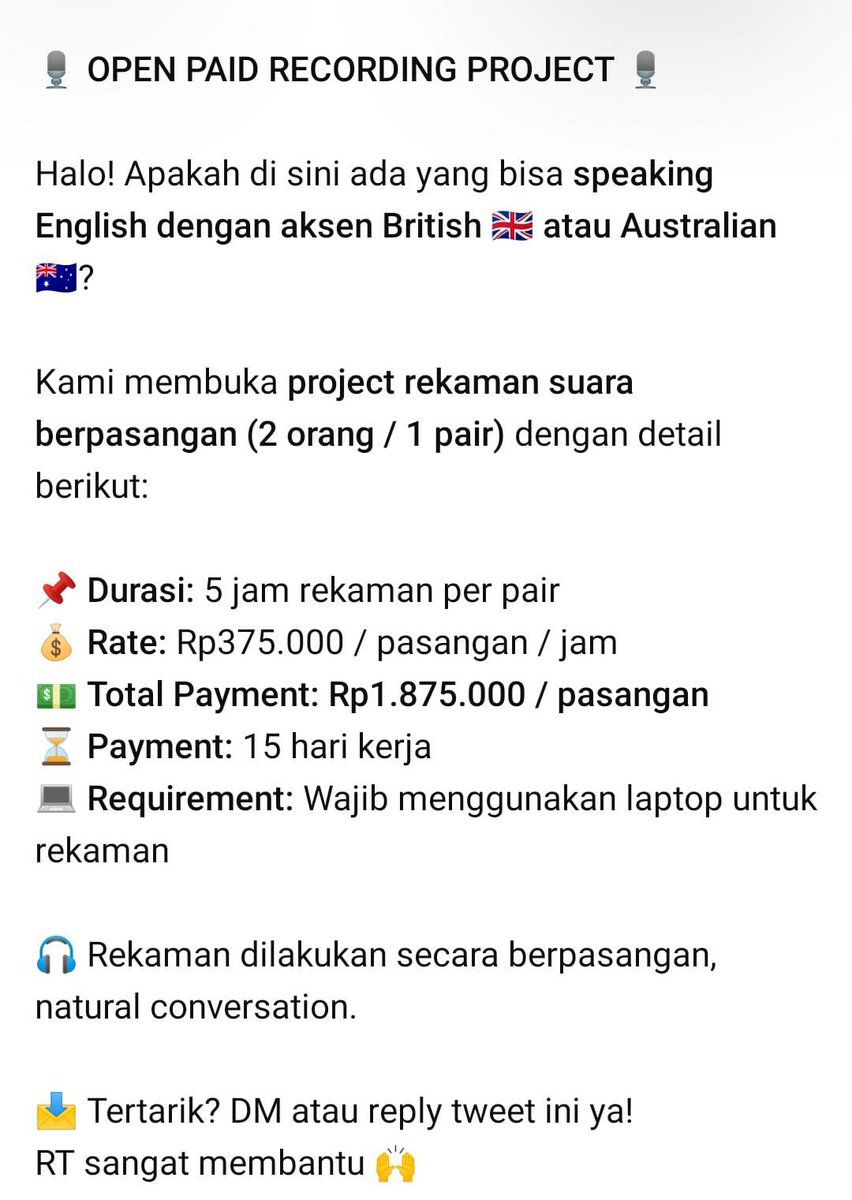 forms.gle/G48zAUYThDJ2Gh…

Langsung isi form ya beb