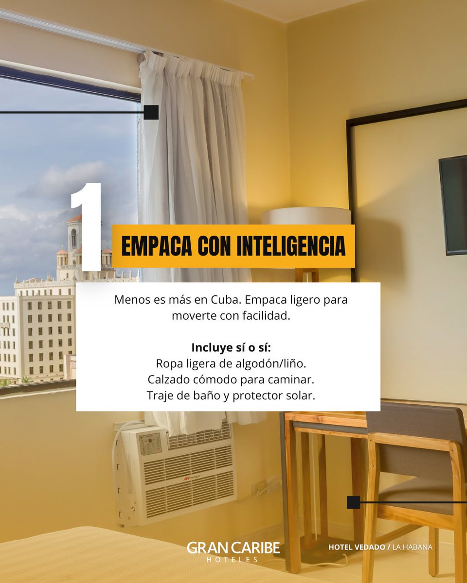 grancaribehotel's tweet image. ¿Planificando tu viaje a #Cuba? 🇨🇺

Te damos 3 consejos clave para que tu experiencia sea perfecta desde el momento que aterrizas.📍

#TipsDeViaje #ViajarACuba #Consejos #GranCaribe