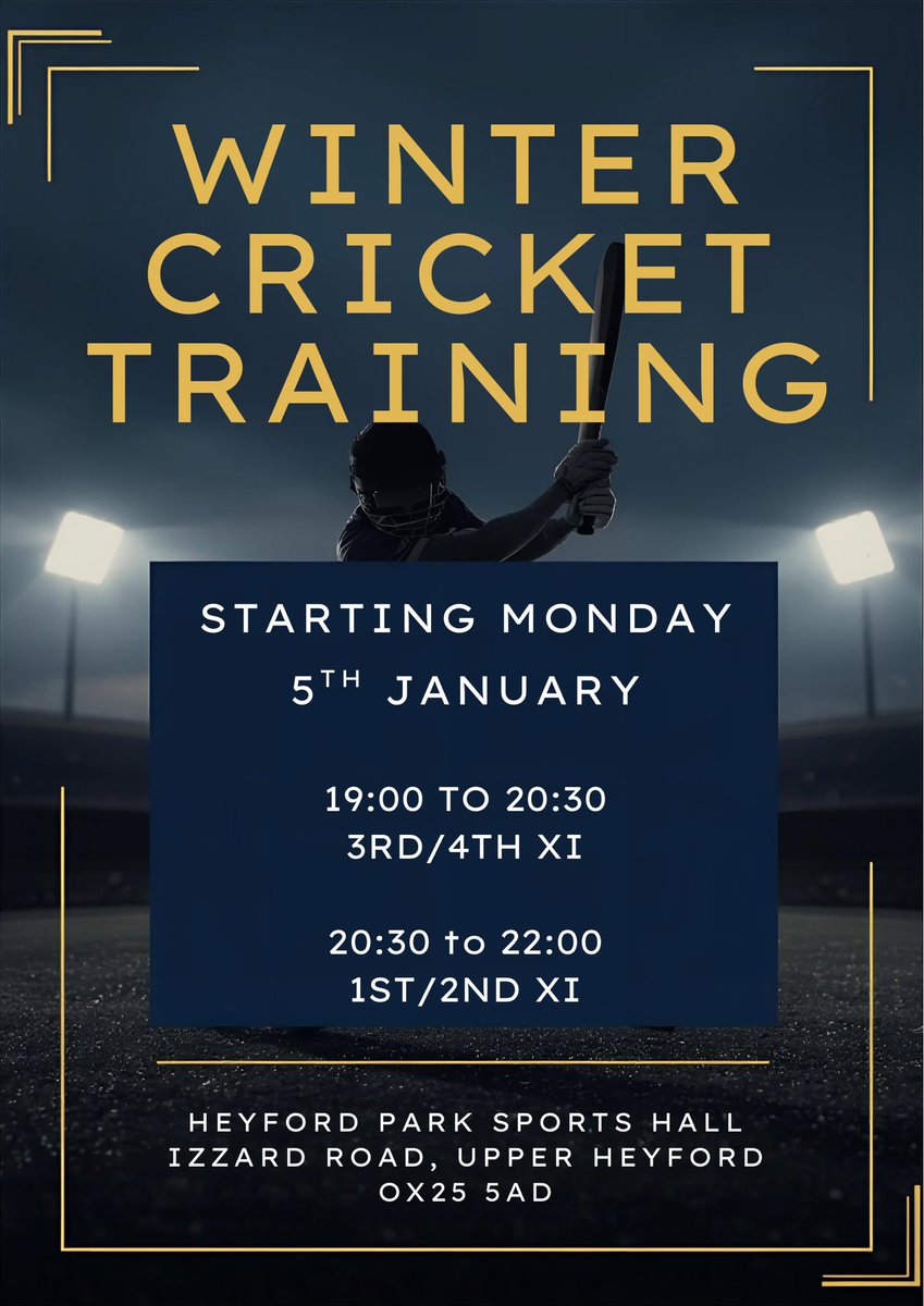 bnocc's tweet image. WINTER CRICKET TRAINING
New and old all welcome!
Please DM or contact Bnocc.sec@gmail.com