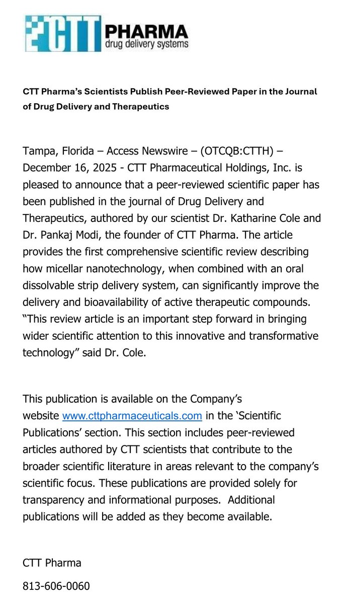 CTT_Pharma's tweet photo. https://t.co/TCSdiKKCjI