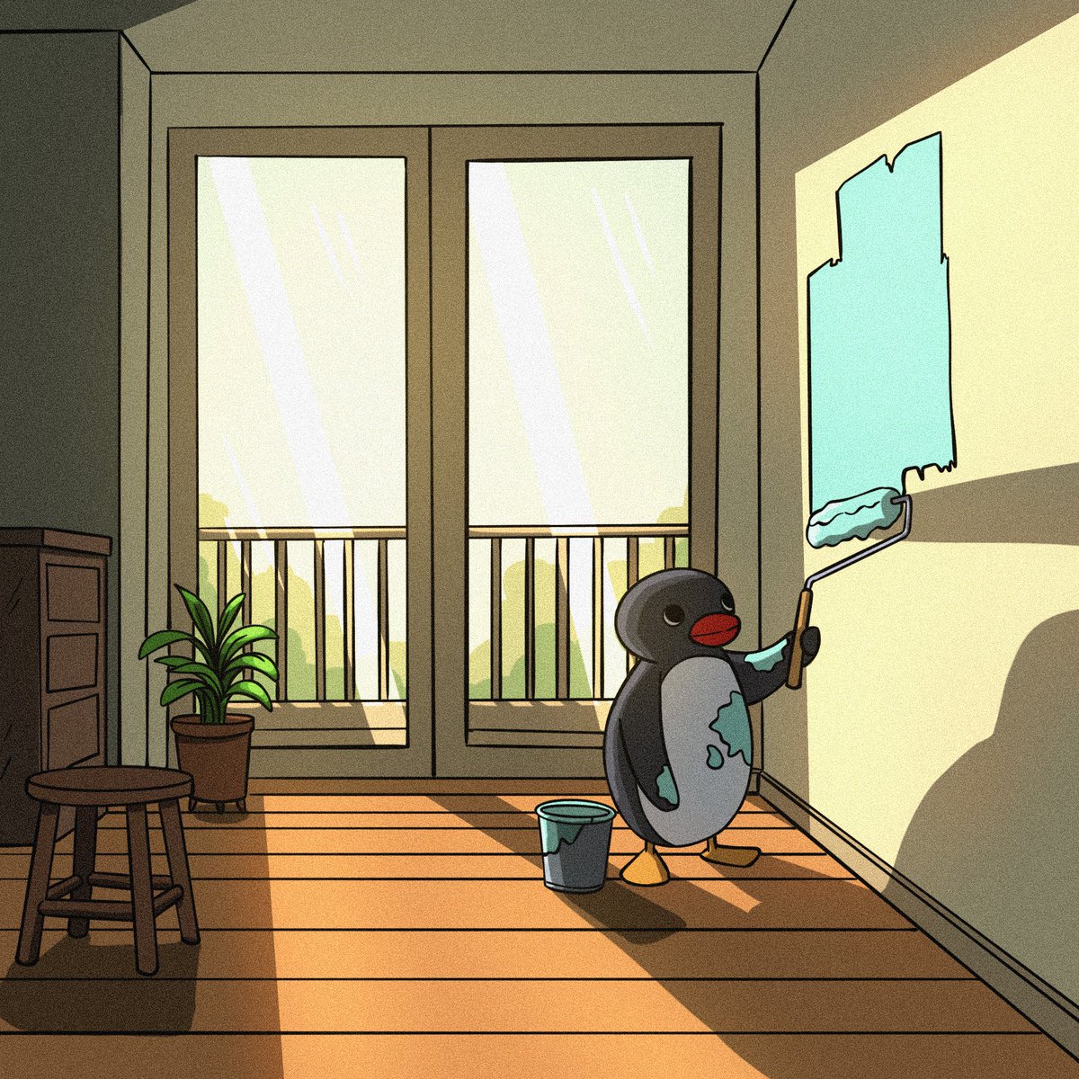 nootonabstract's tweet photo. Time for a makeover 🐧 https://t.co/LbzhfLgs3V