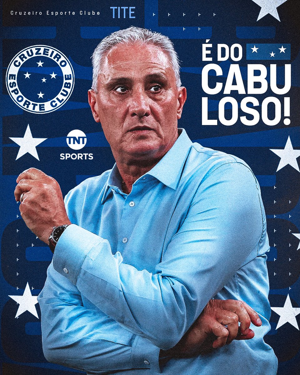 TNTSportsBR's tweet image. 🚨TITE É O NOVO TÉCNICO DO CRUZEIRO!🦊
O Cabuloso chegou a um acordo com Tite, que assinou o contrato com duração até o fim de 2026. #FutebolBrasileiro

Crédito: GE