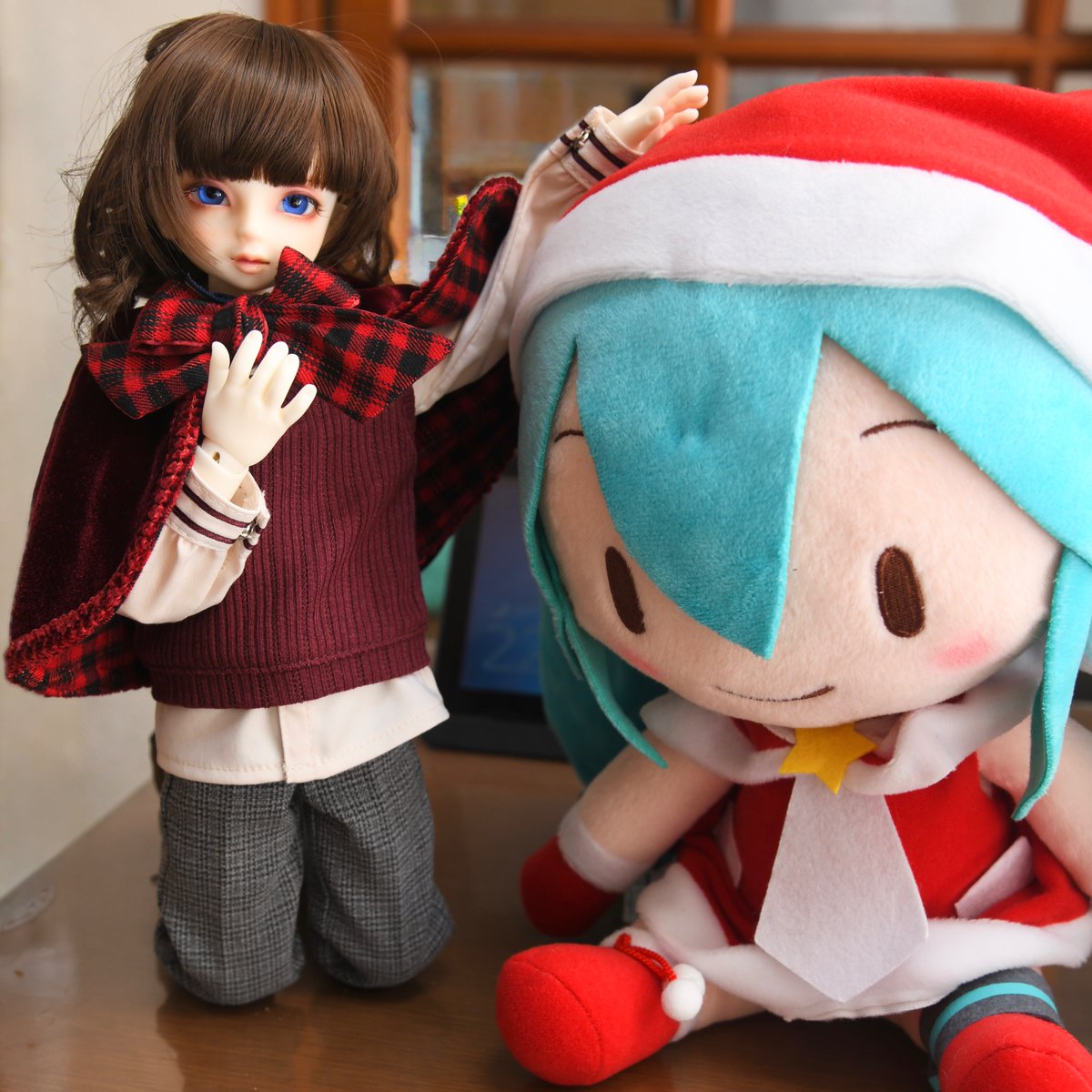 #深夜のドール撮影素敵文1440分1本勝負　
2025.12/16分のお題 【しろ】　
ホワイトクリスマス