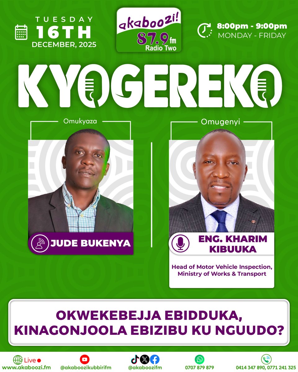 87.9 Akaboozi Fm tweet media