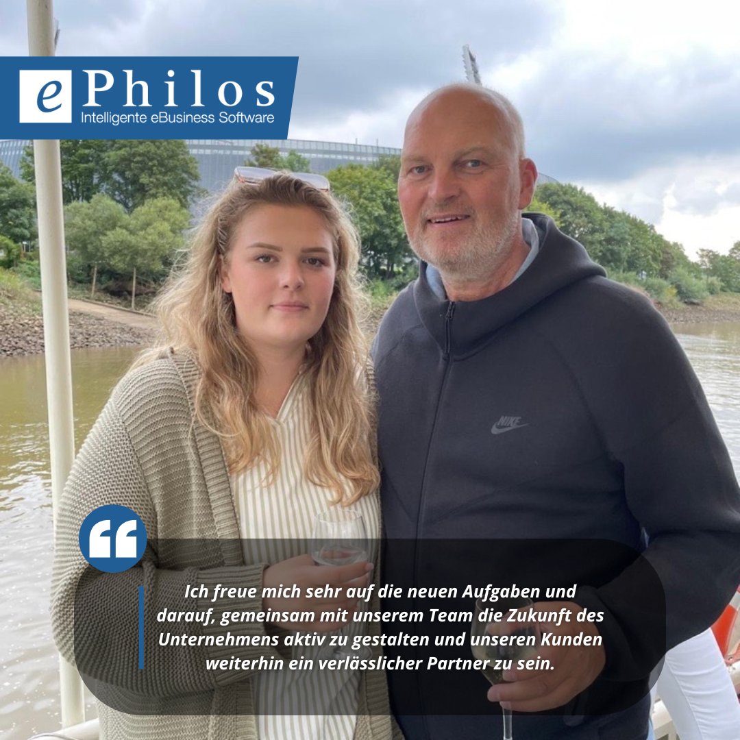 Vorstandswechsel bei der ePhilos AG:
Nach über 25 Jahren übergibt Andreas Kottisch den #Vorstand an Jana Kottisch. Sie steht für #Innovation, nachhaltiges #Wachstum und starken #Kundenservice.
Andreas Kottisch bleibt als Vorsitzender des Aufsichtsrats an Bord. #Nachfolge