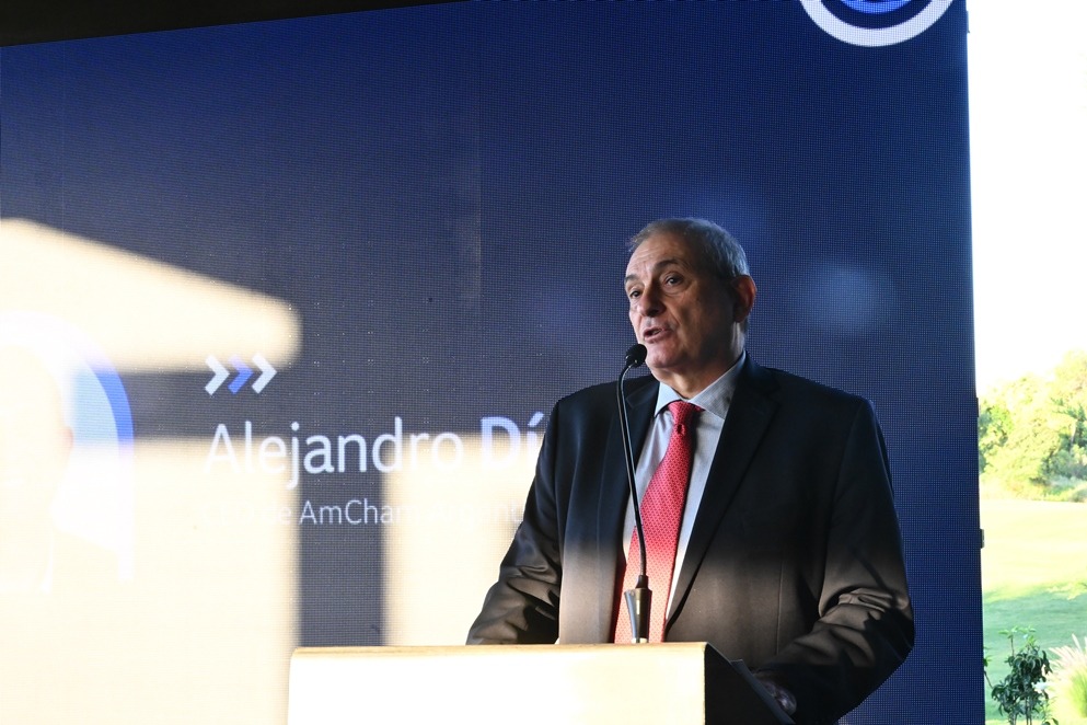 La Cámara de Comercio de Estados Unidos en Argentina <a href="/AmChamArgentina/">AmCham Argentina</a> realizó su cierre de año en #Córdoba.✨
En el evento se presentó el balance de las principales acciones desarrolladas en 2025, con foco en la articulación público-privada y en el fortalecimiento de los vínculos