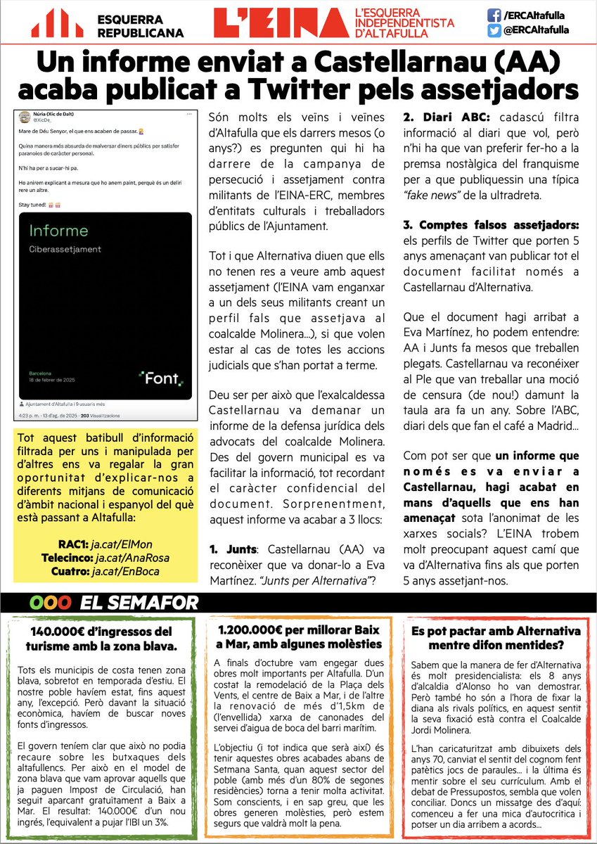 ERC Altafulla L'EINA tweet media