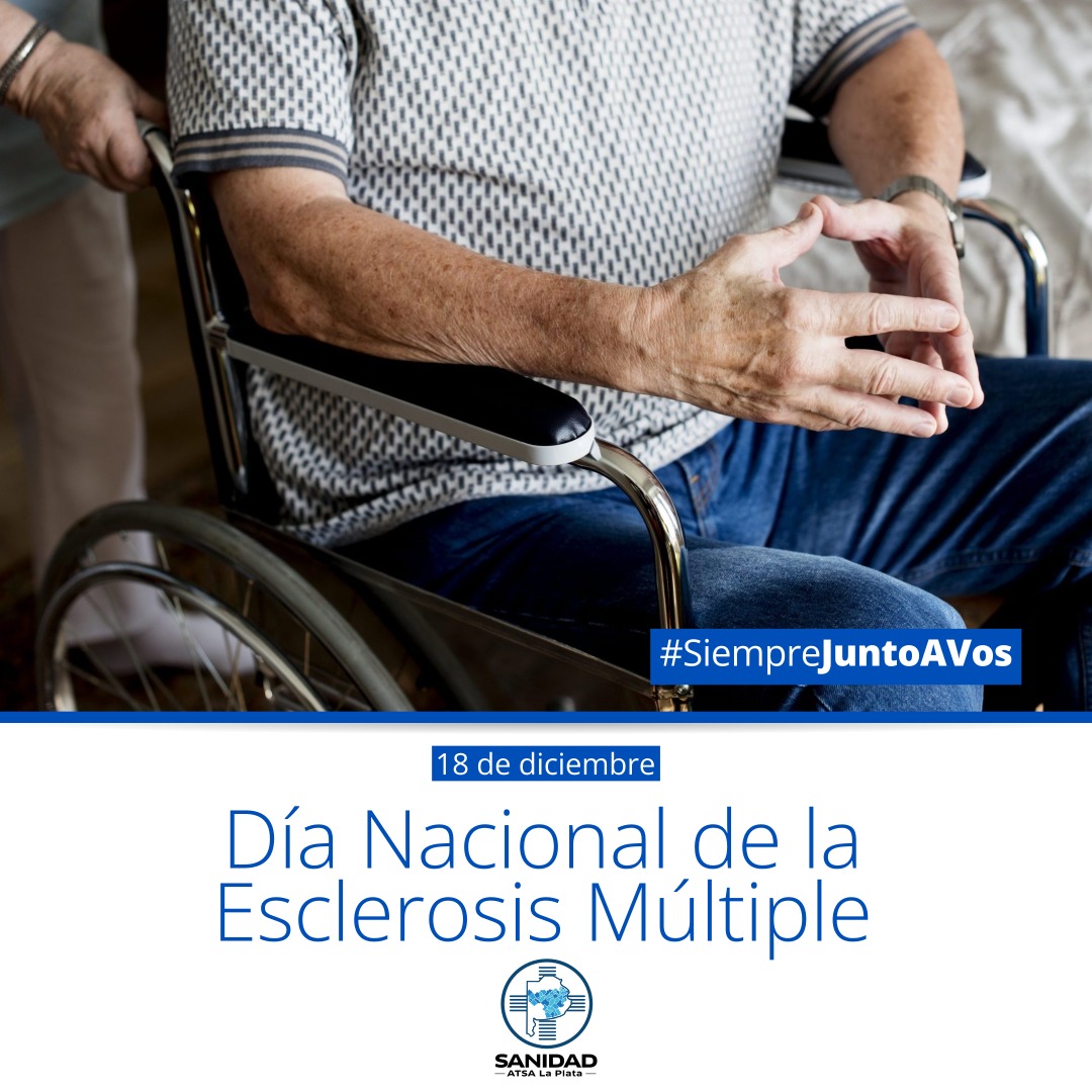 El 18 de diciembre, se estableció el  “Día Nacional de la Esclerosis Múltiple”, una fecha que busca visibilizar la situación de las personas que padecen esta enfermedad crónica y neurodegenerativa.
#SanidadAtsaLaPlata #SiempreJuntoAVos #EsclerosisMultiple