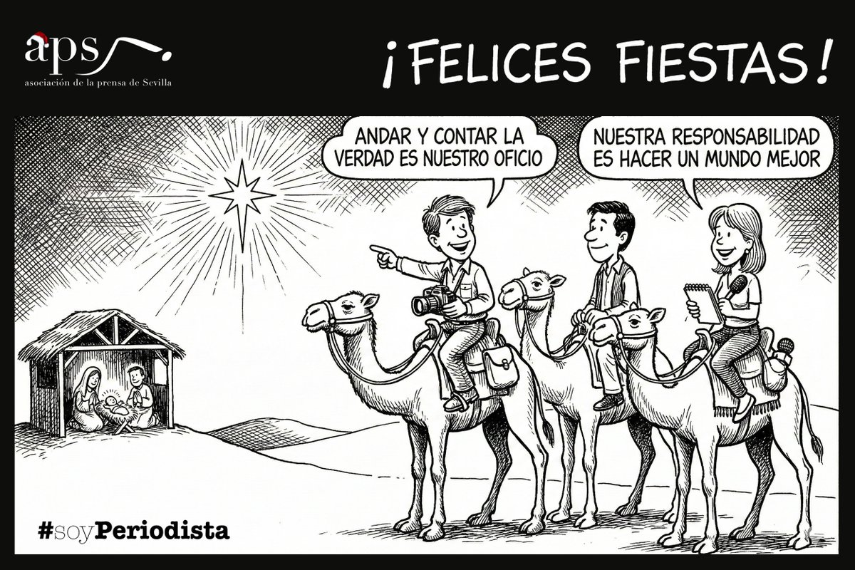 aprensasevilla's tweet image. Con nuestros mejores deseos, ¡Feliz Navidad y Próspero Año Nuevo!