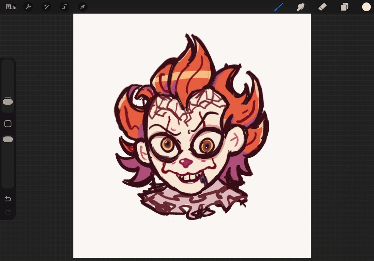 pennywise is so hard to draw😭😭😭