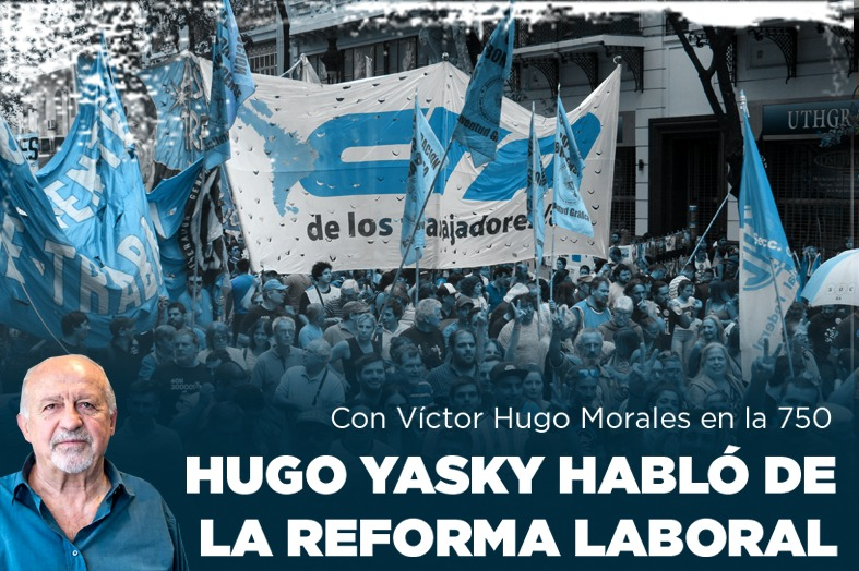 CTAok's tweet photo. "La mañana con Víctor Hugo"

🗣️ HUGO YASKY HABLÓ DE LA REFORMA LABORAL

El Secretario General de la CTA-T y Diputado Nacional se refirió, en "La mañana con Víctor Hugo" por la am 750, al proyecto de reforma laboral impulsado por el gobierno de Javier Milei.

https://t.co/euJ7OMXRGJ
