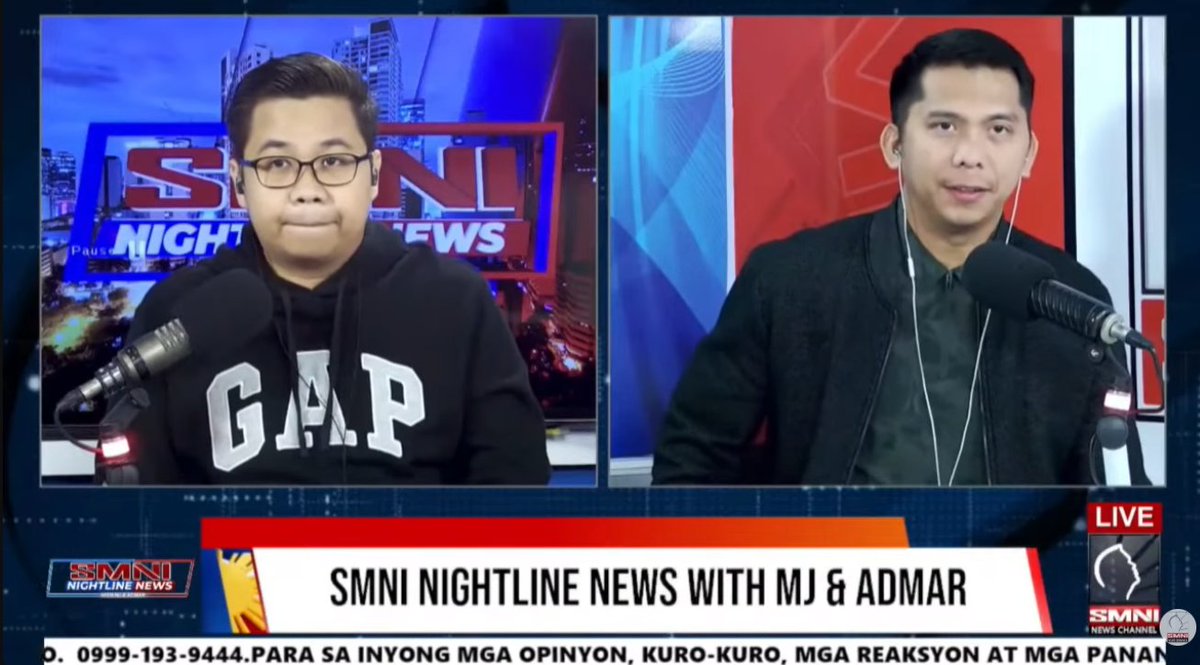 LIVE: SMNI Nightline News with <a href="/MJ__Mondejar/">MJ Mondejar 🇵🇭</a>  &amp; <a href="/AdmarVilando/">Admar R. Vilando</a>  | December 16, 2025 

WATCH: 👇
youtube.com/watch?v=jTRwfH…